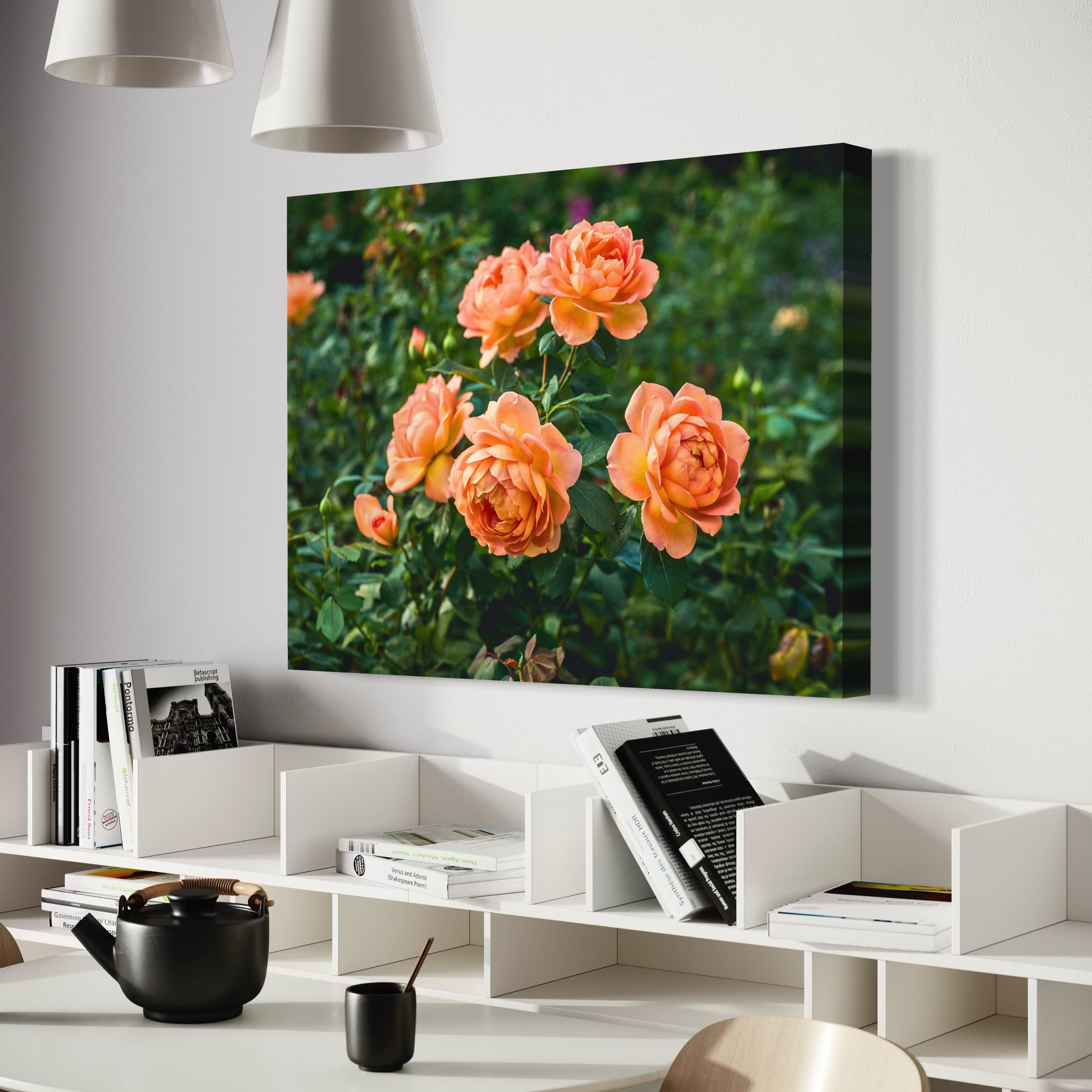 Warmth in Petals - Moderno Wall Art Wall Art