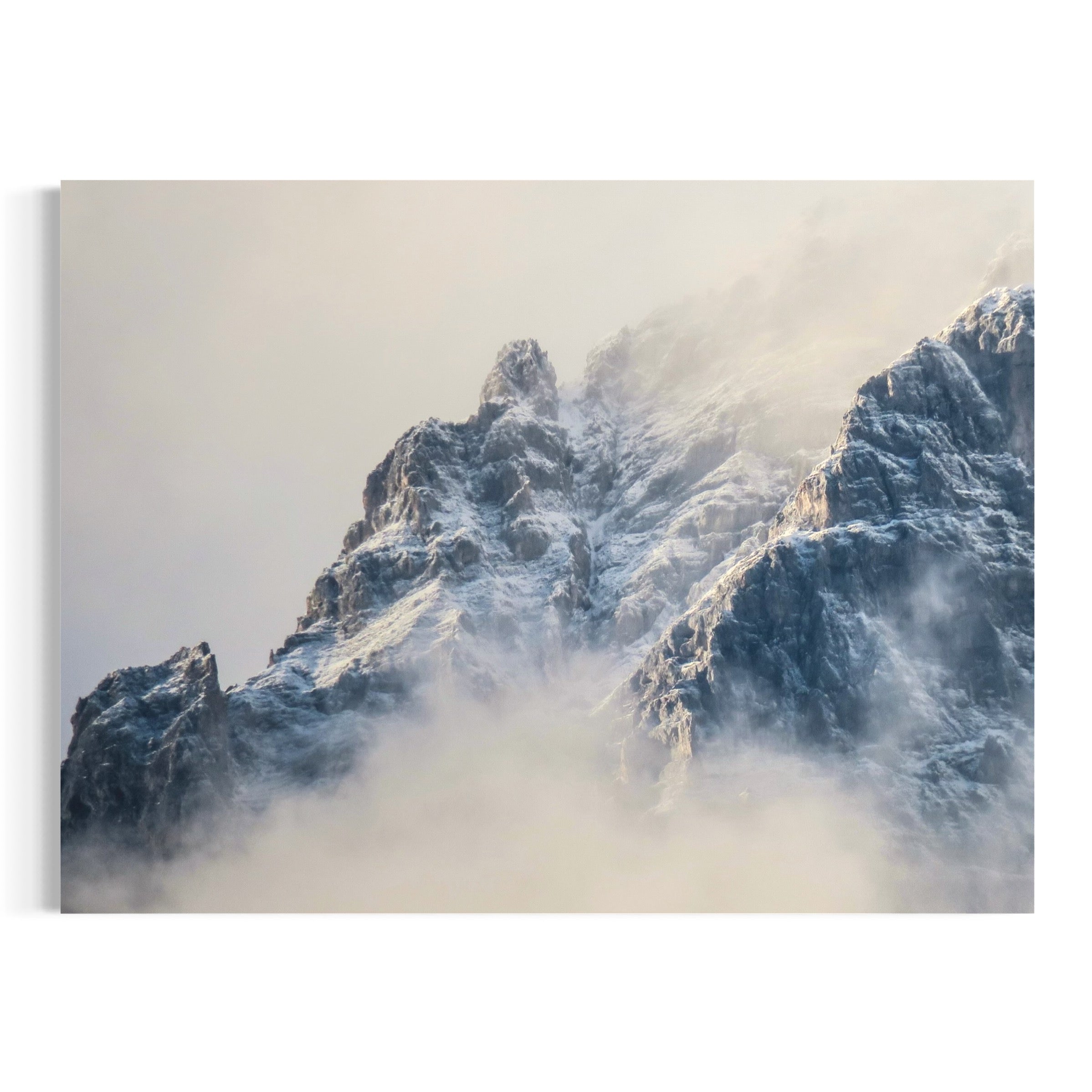 Misty Mountains of Austria - Moderno Wall Art Wall Art
