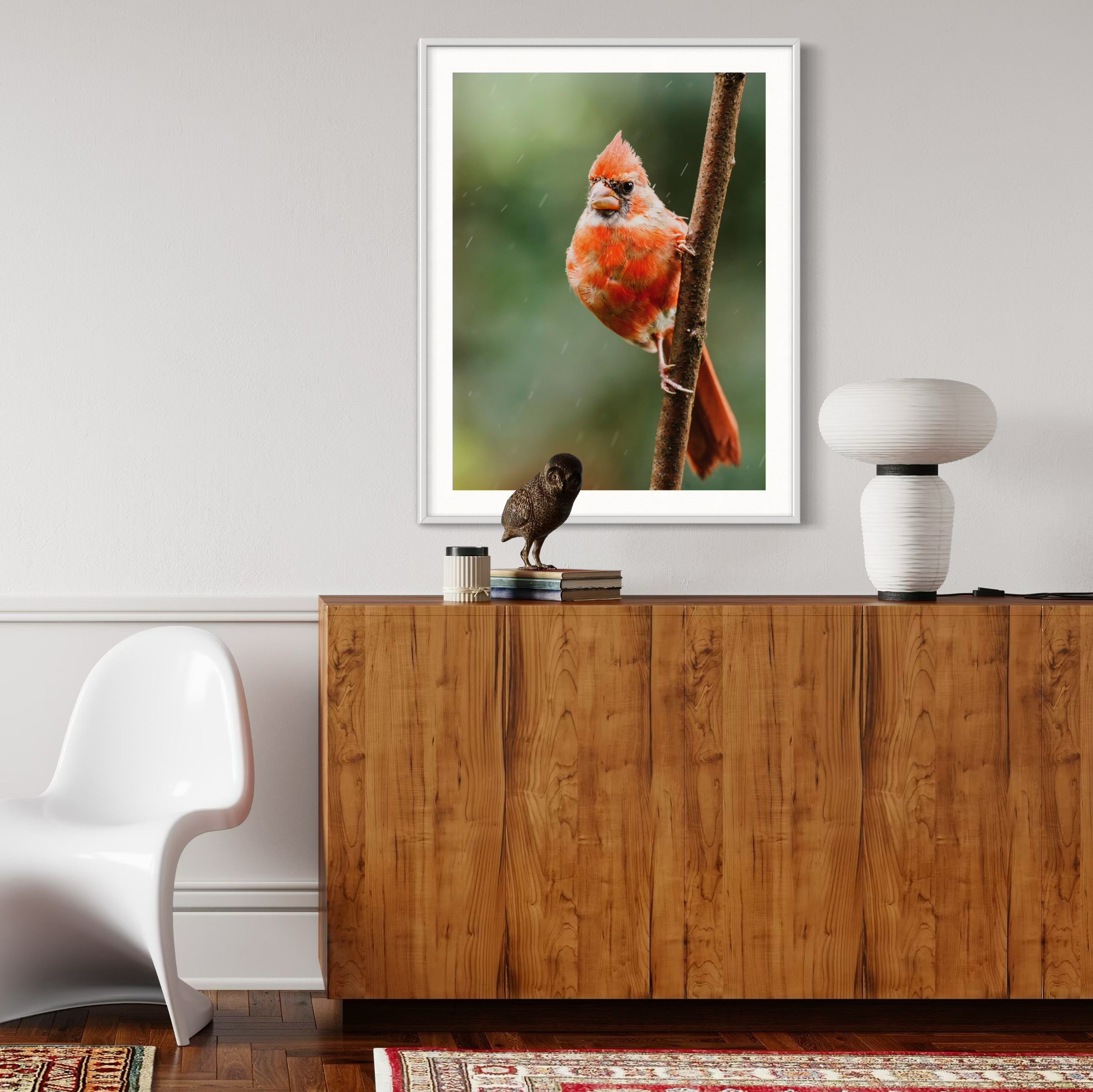 Northern Cardinal I - Moderno Wall Art Wall Art