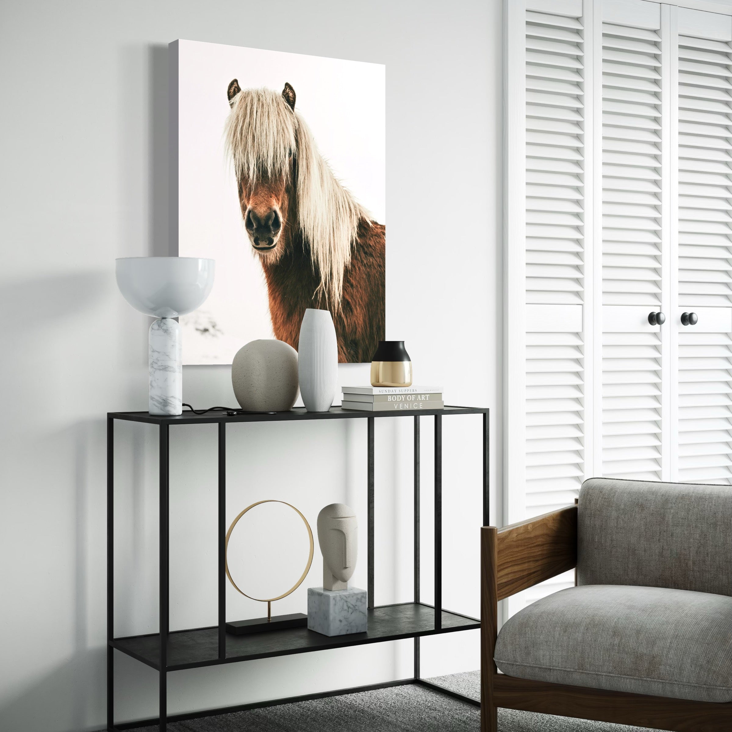 Icelandic Horse - Moderno Wall Art Wall Art