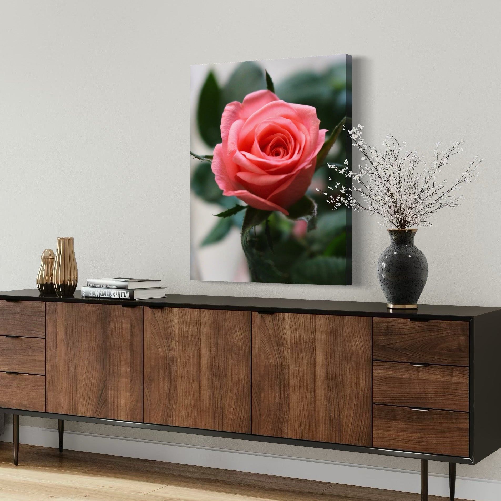 Delicate Rose - Moderno Wall Art Wall Art