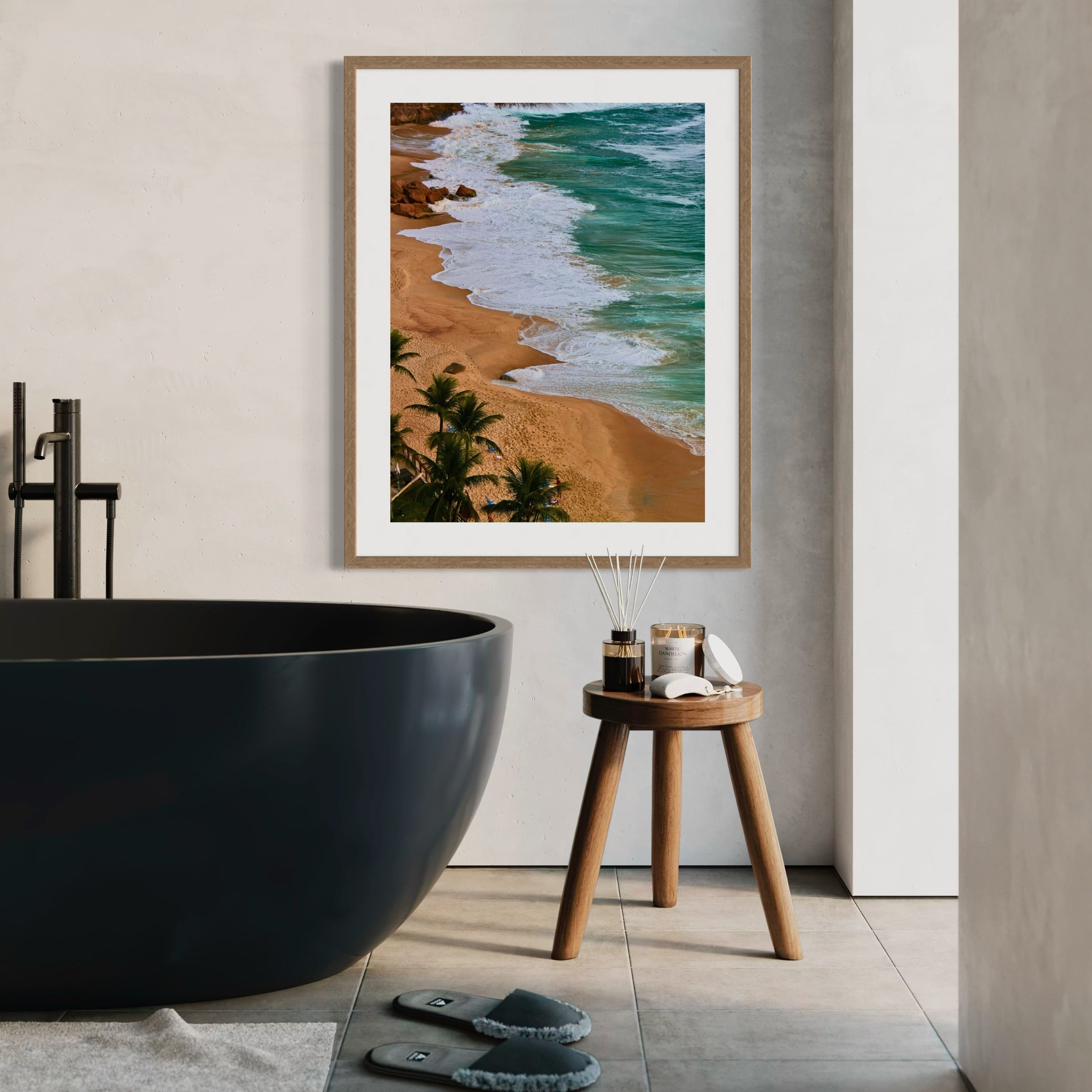 Rio’s Tranquil Shore - Moderno Wall Art Wall Art