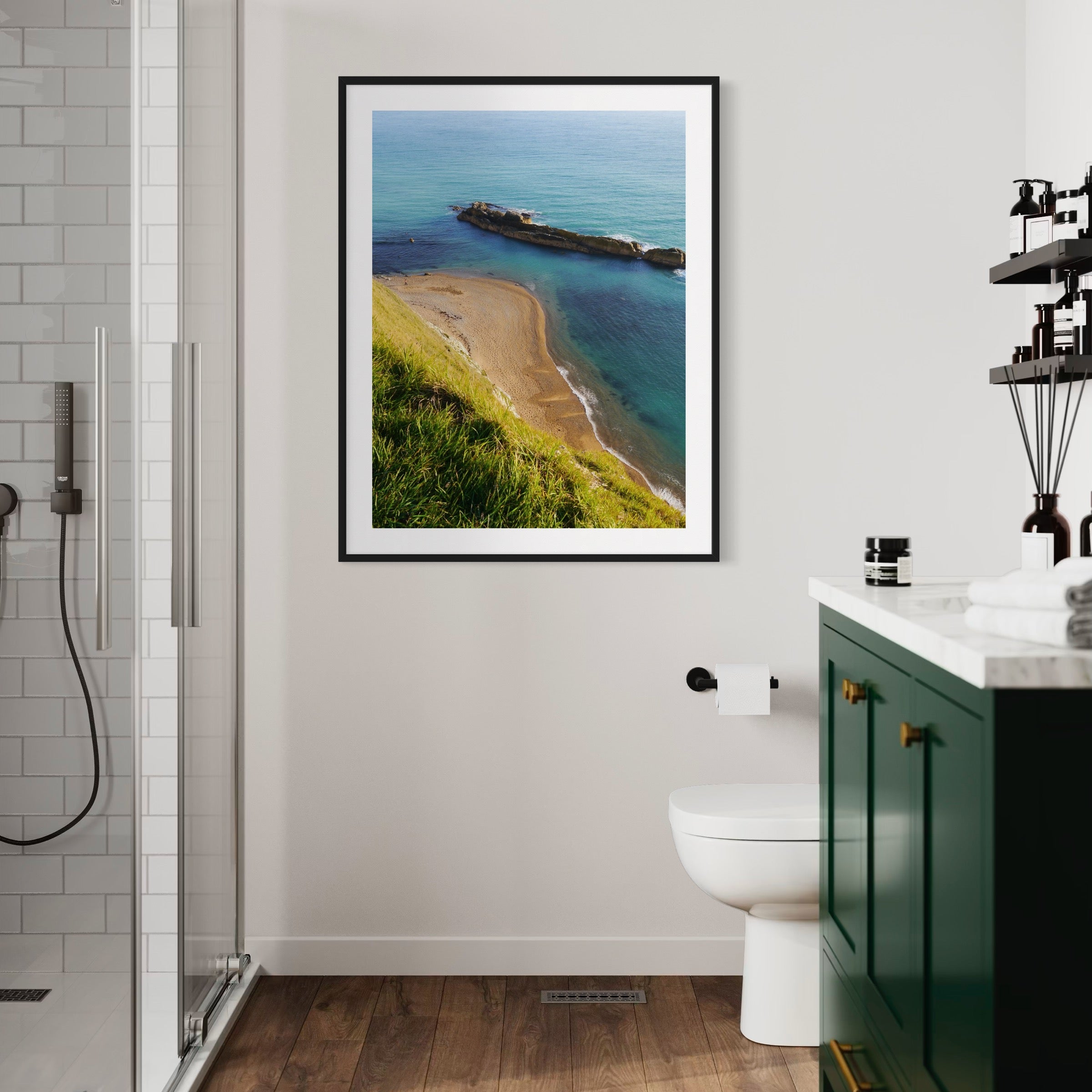 Bournemouth’s Serene Coast - Moderno Wall Art Wall Art