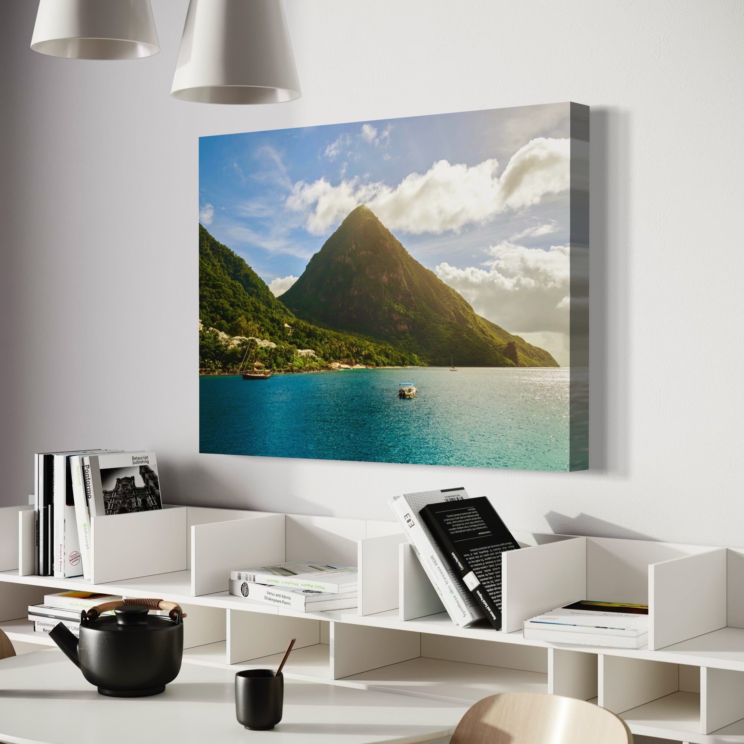 Caribbean Ascent - Moderno Wall Art Wall Art