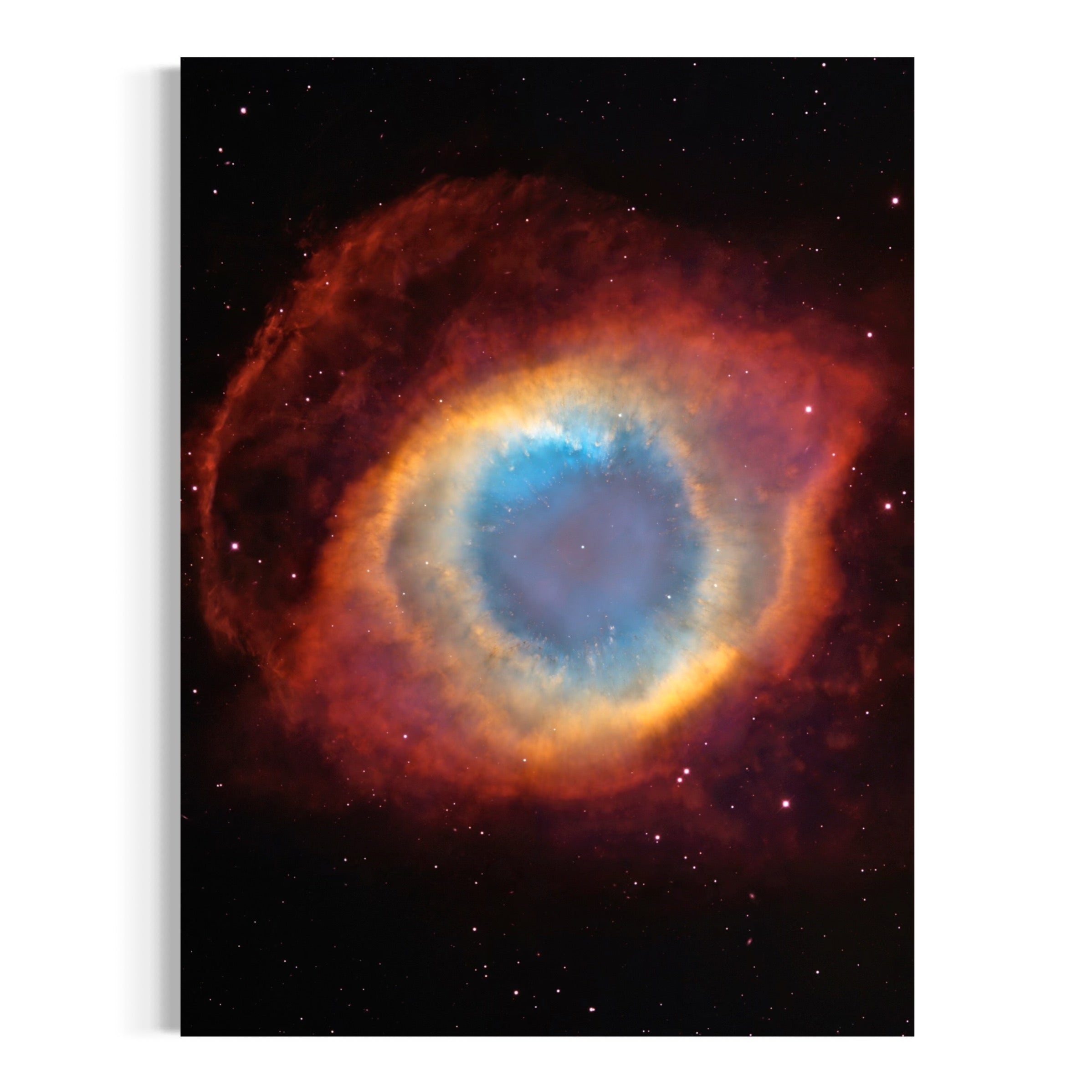 Helix Nebula’s Cosmic Gaze - Moderno Wall Art Wall Art