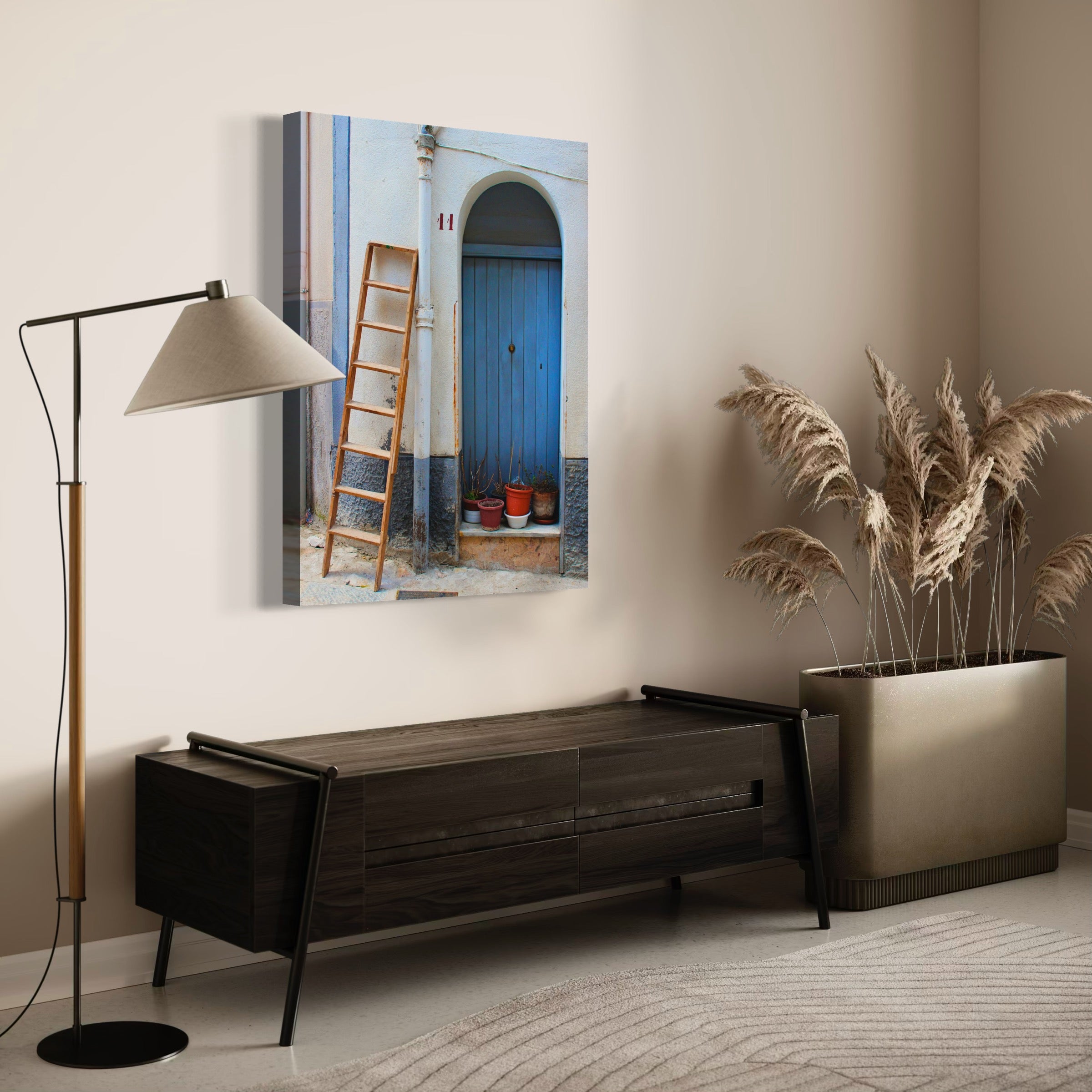 Rustic Mediterranean Door - Moderno Wall Art Wall Art