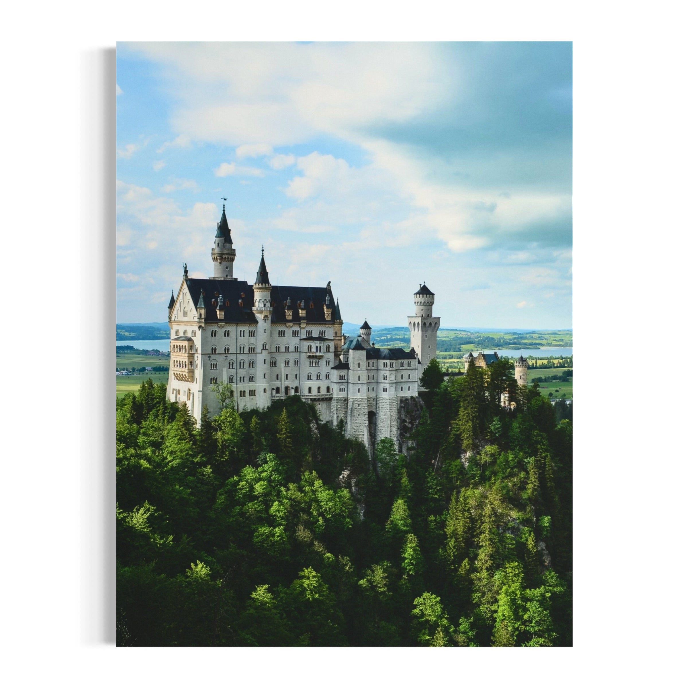 Neuschwanstein Castle - Moderno Wall Art Wall Art