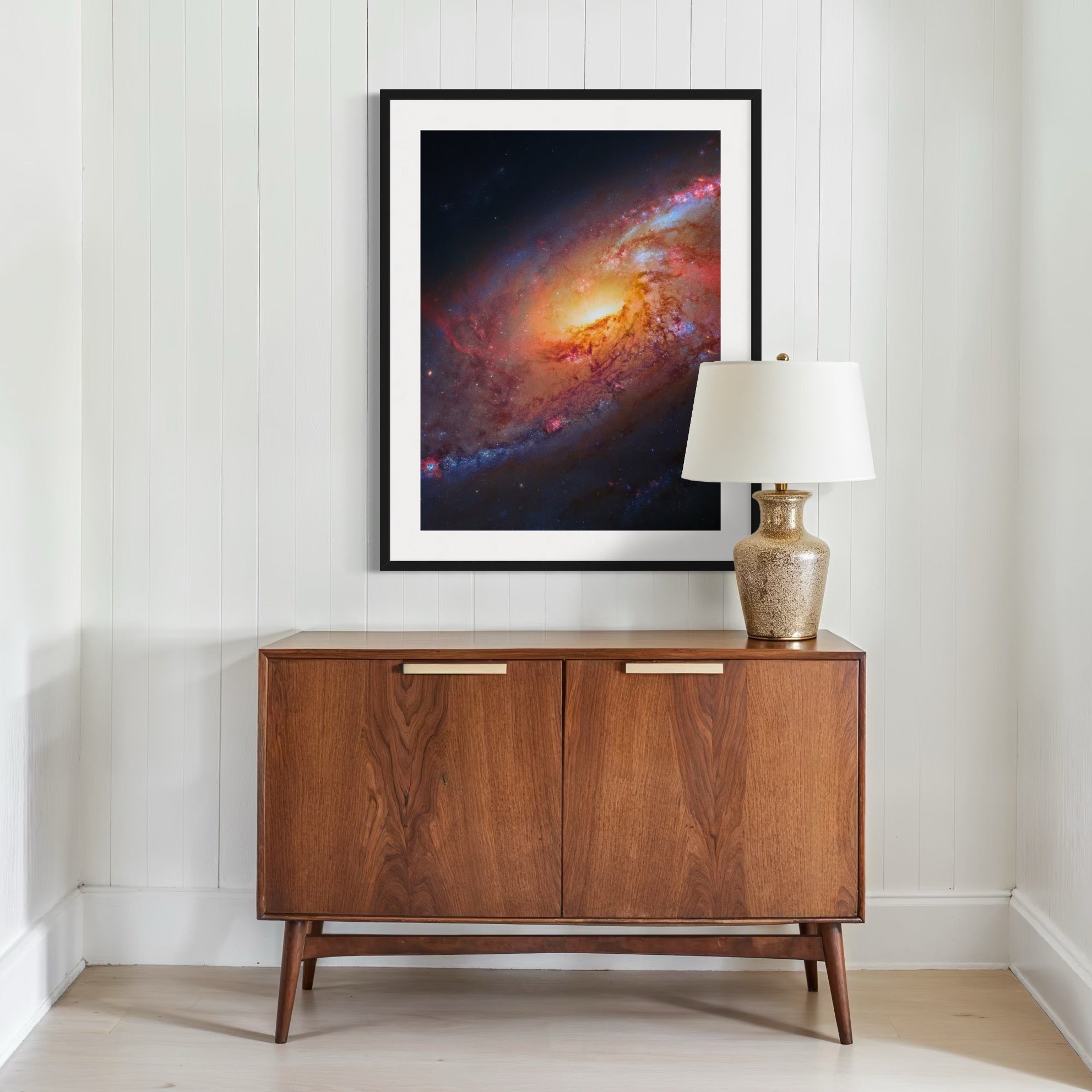 Mysteries of Messier 106 - Moderno Wall Art Wall Art