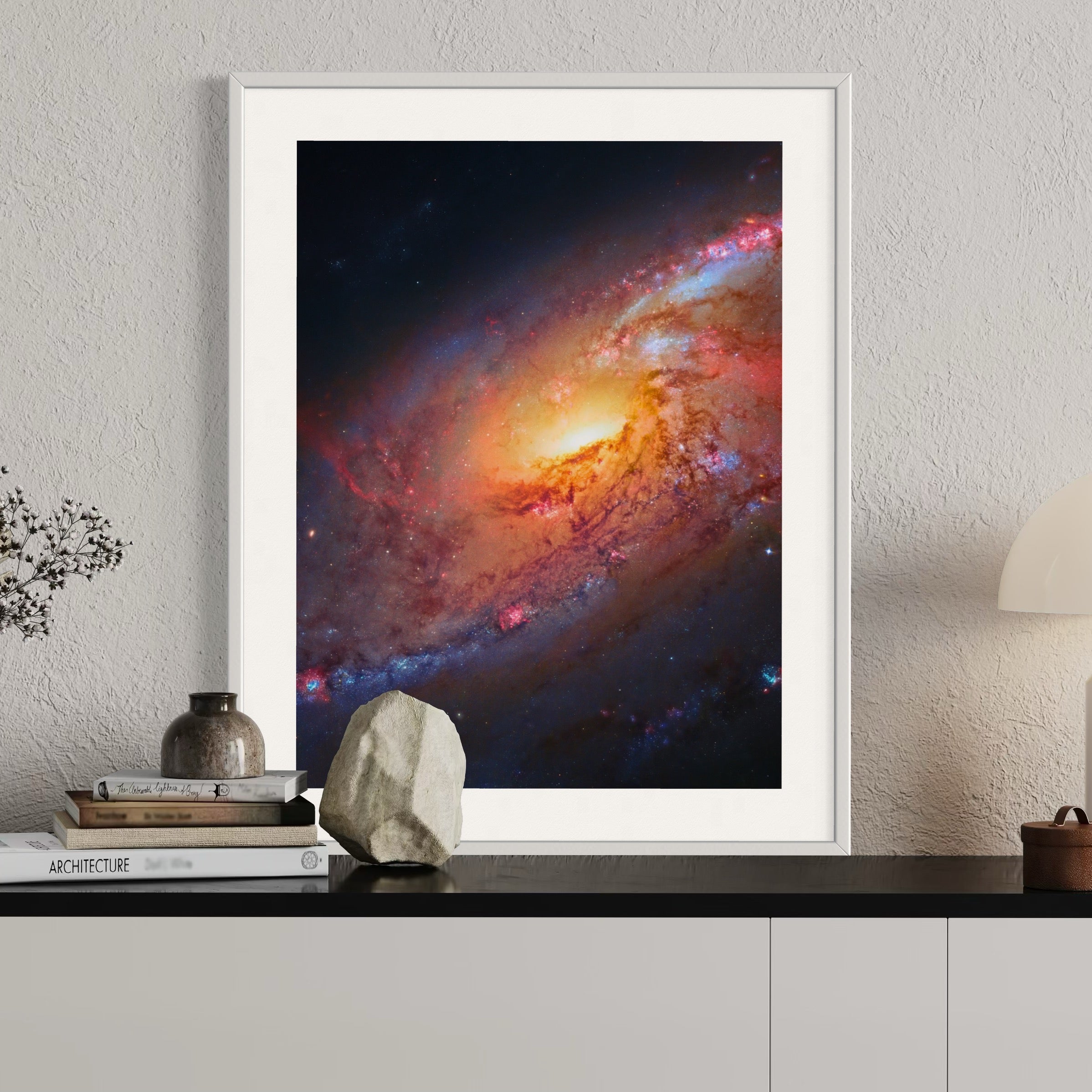 Mysteries of Messier 106 - Moderno Wall Art Wall Art