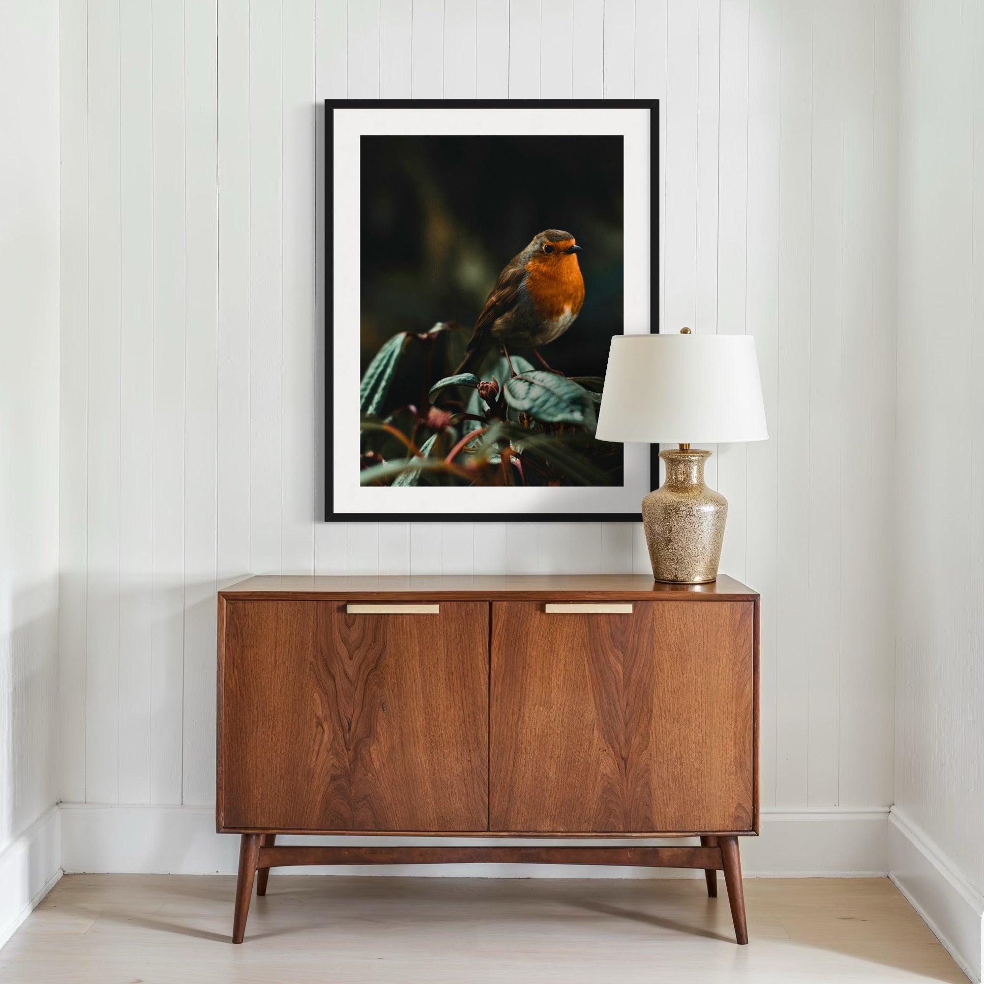 European Robin - Moderno Wall Art Wall Art