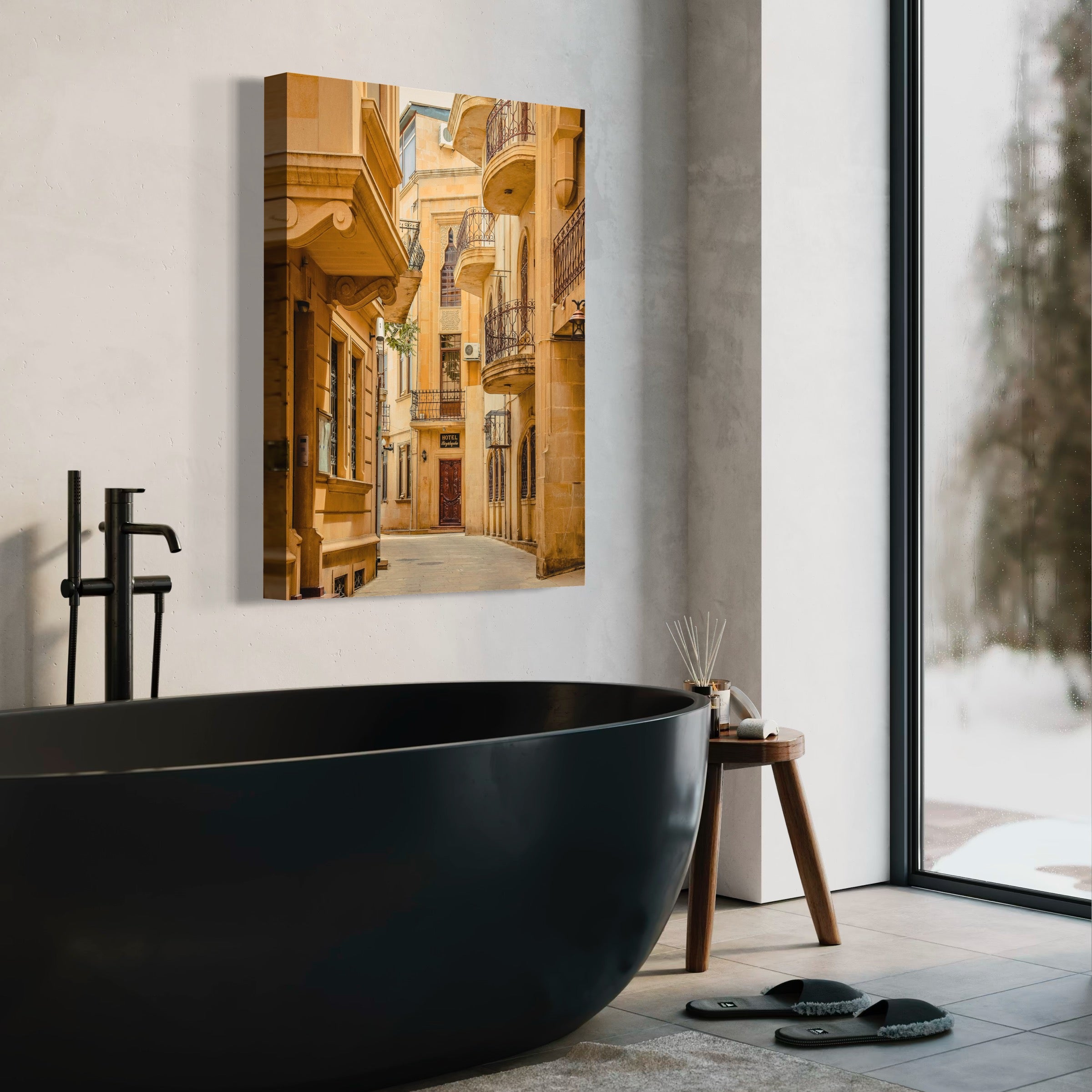 Golden Passage - Moderno Wall Art Wall Art