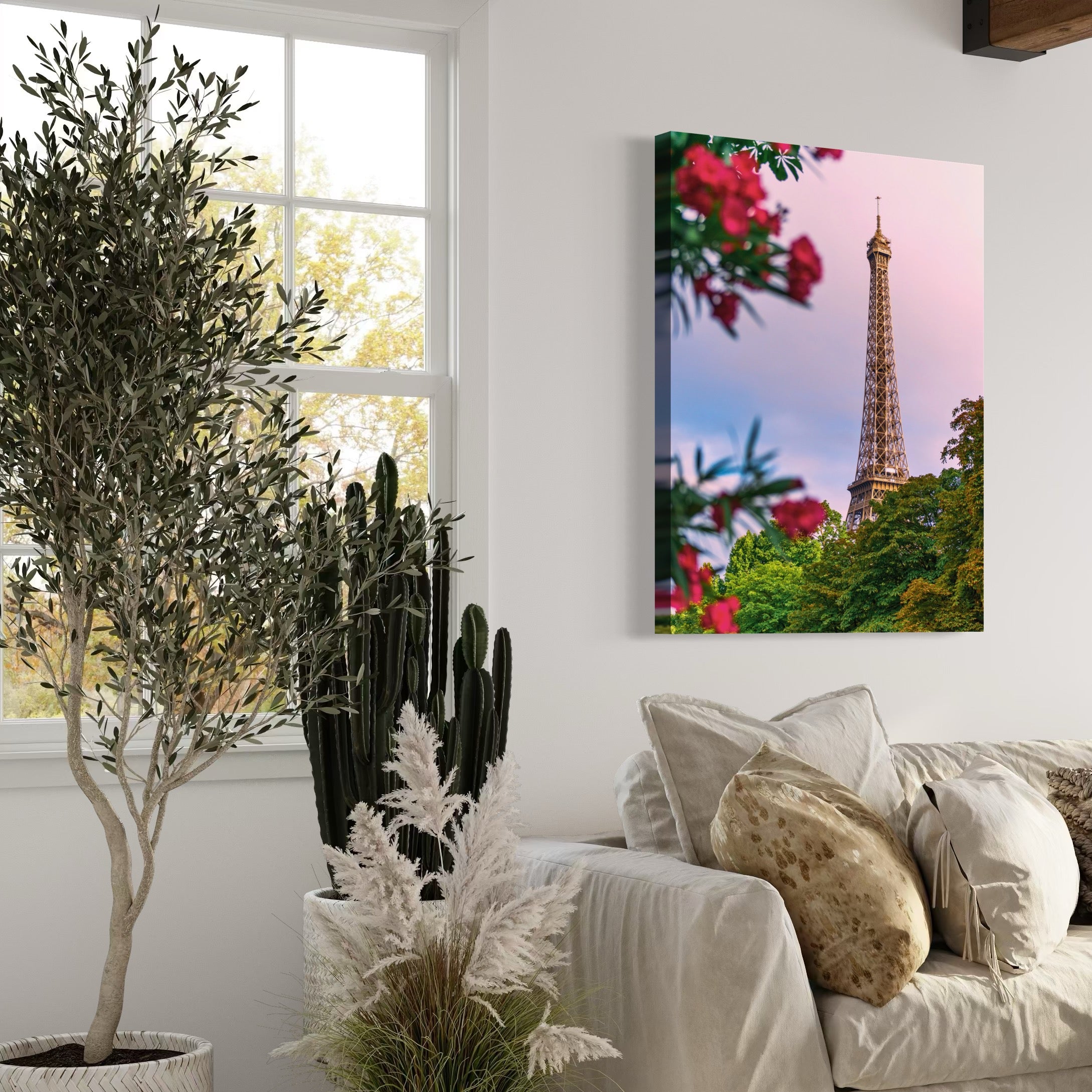Paris in Bloom - Moderno Wall Art Wall Art