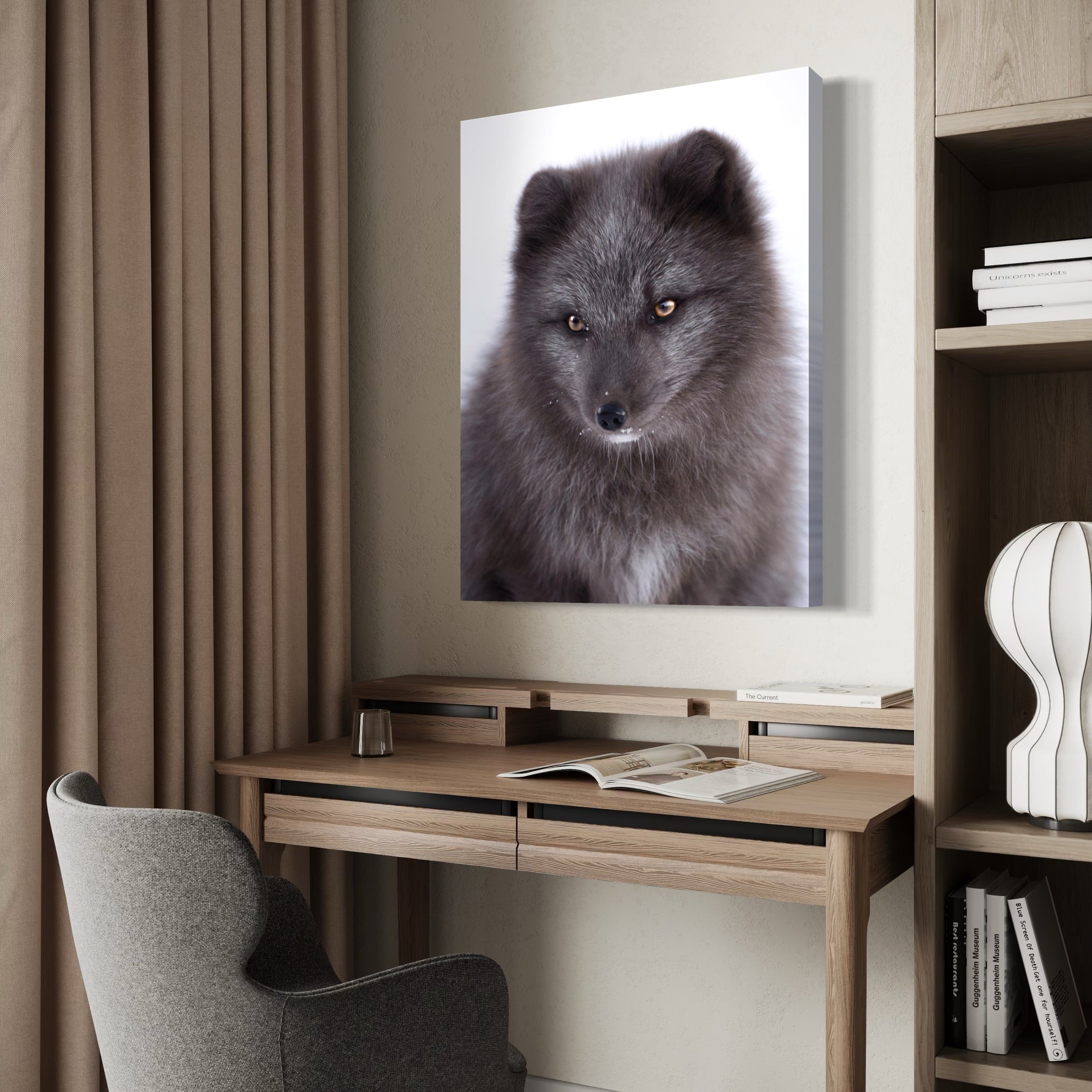 Frostbound Beauty - Moderno Wall Art Wall Art