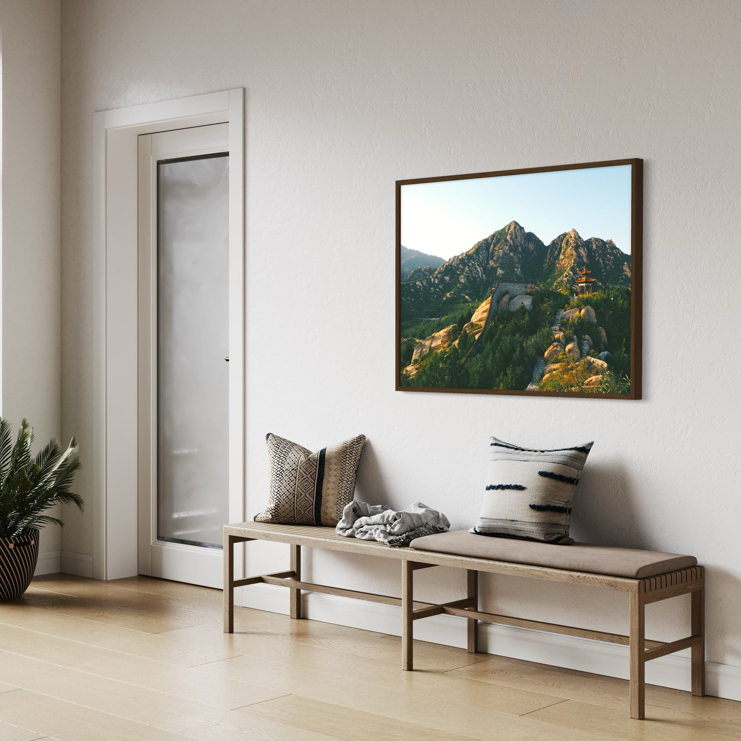 Temple Among the Peaks - Moderno Wall Art Wall Art