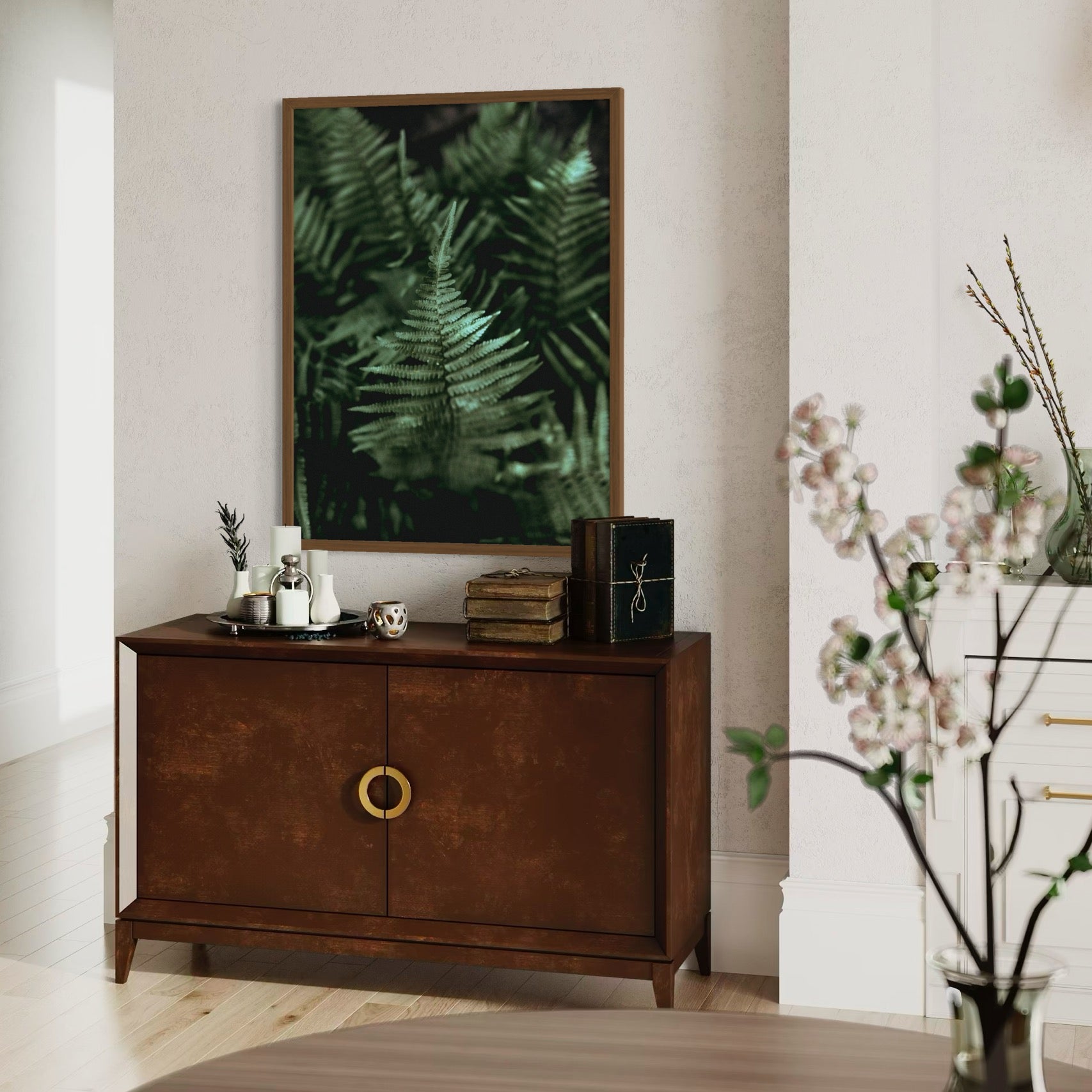 Shadowed Ferns - Moderno Wall Art Wall Art