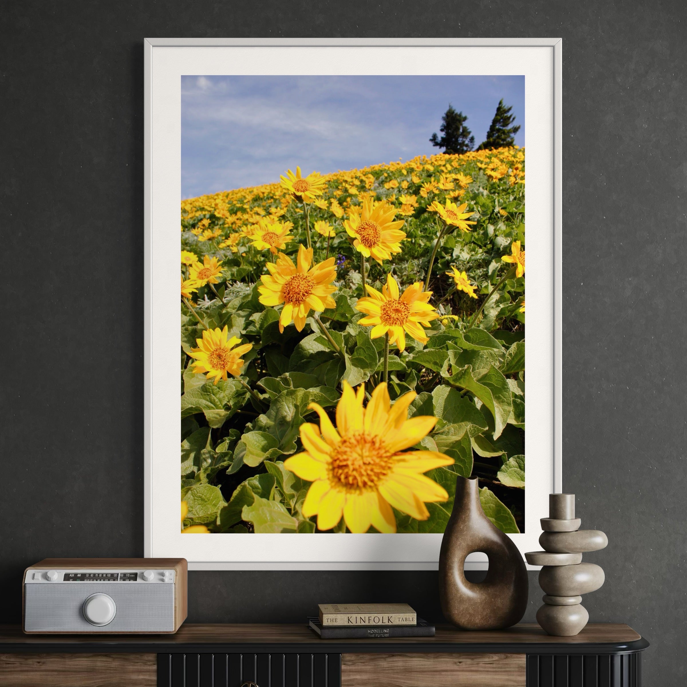 Hill of Sunshine - Moderno Wall Art Wall Art