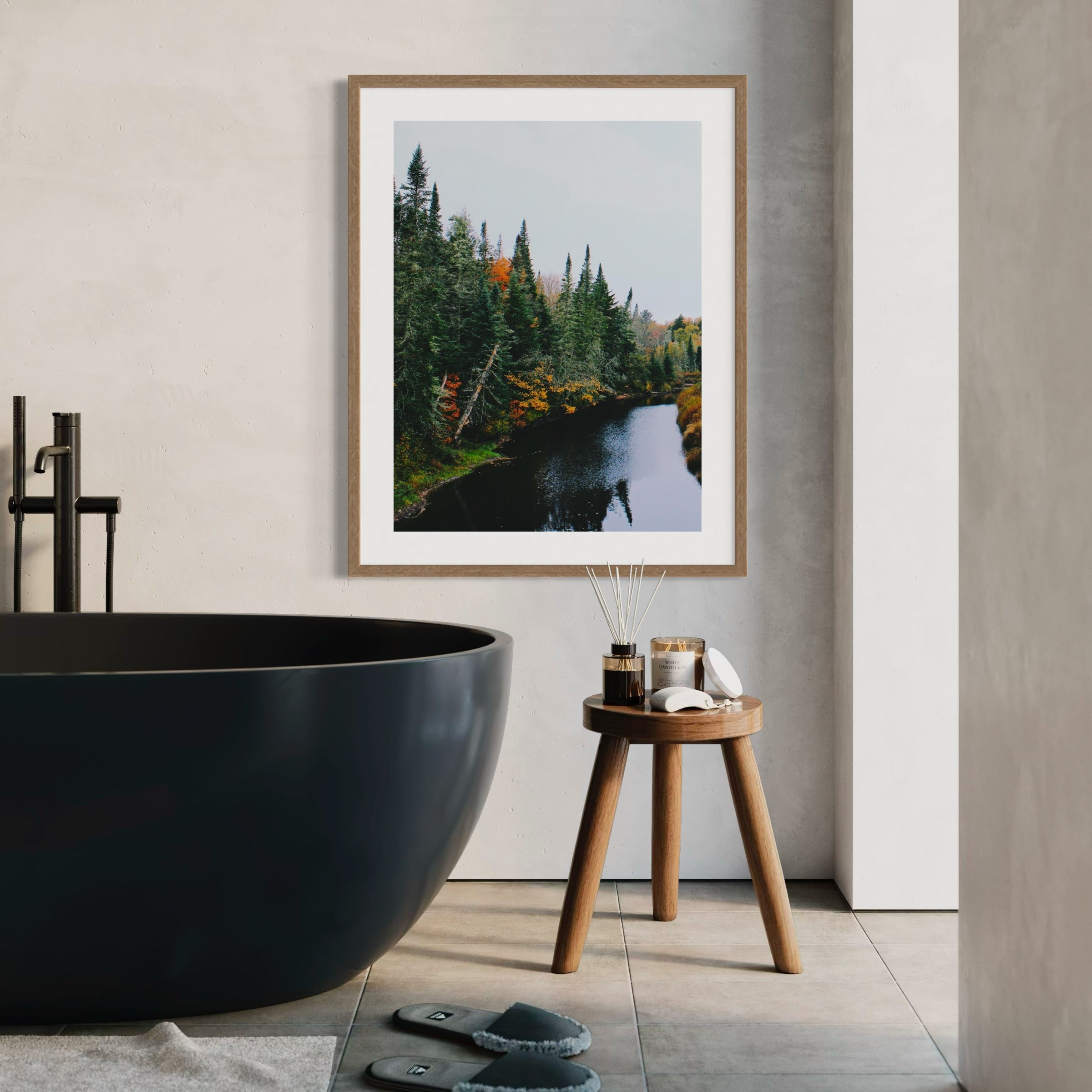 Riverside Reflections - Moderno Wall Art Wall Art