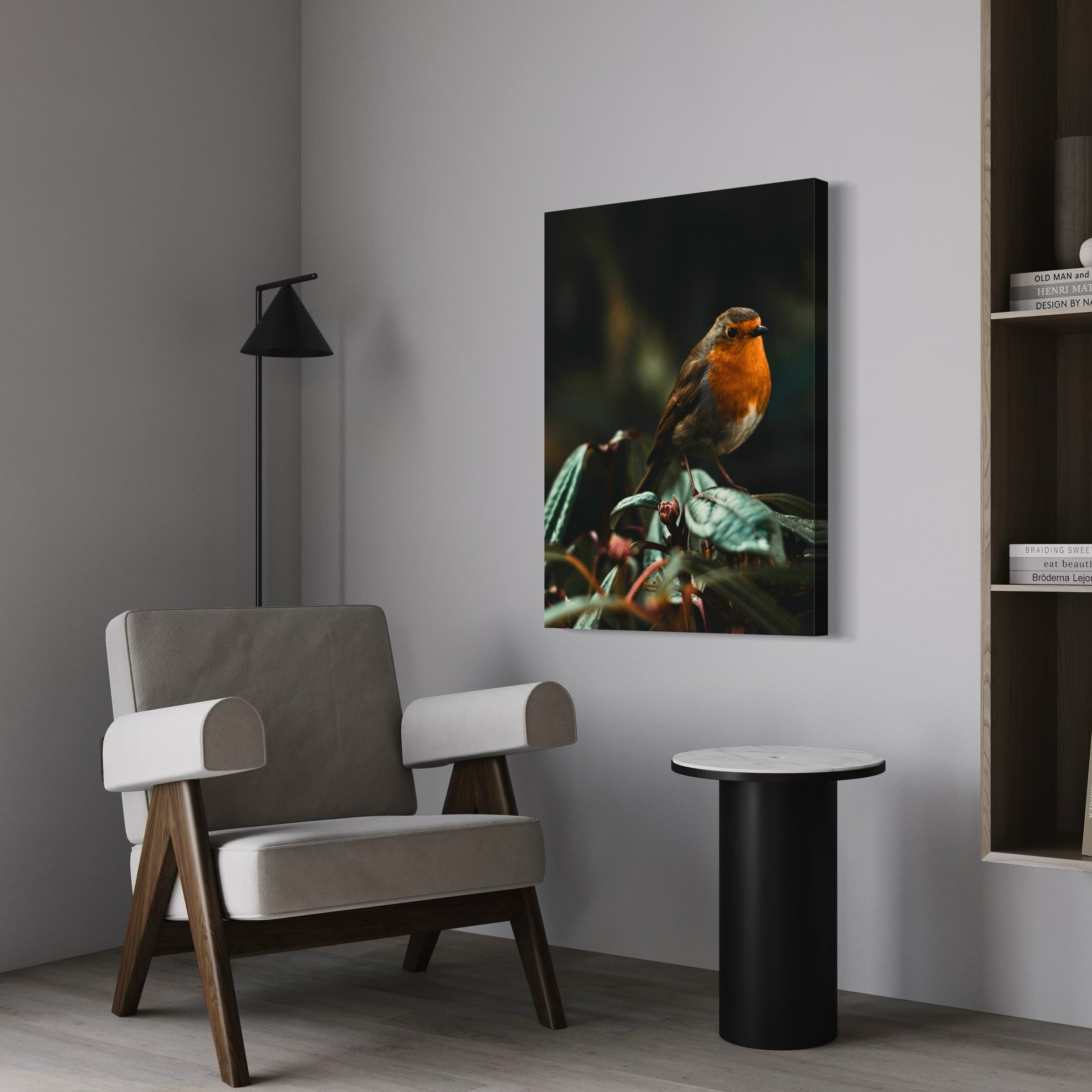 European Robin - Moderno Wall Art Wall Art
