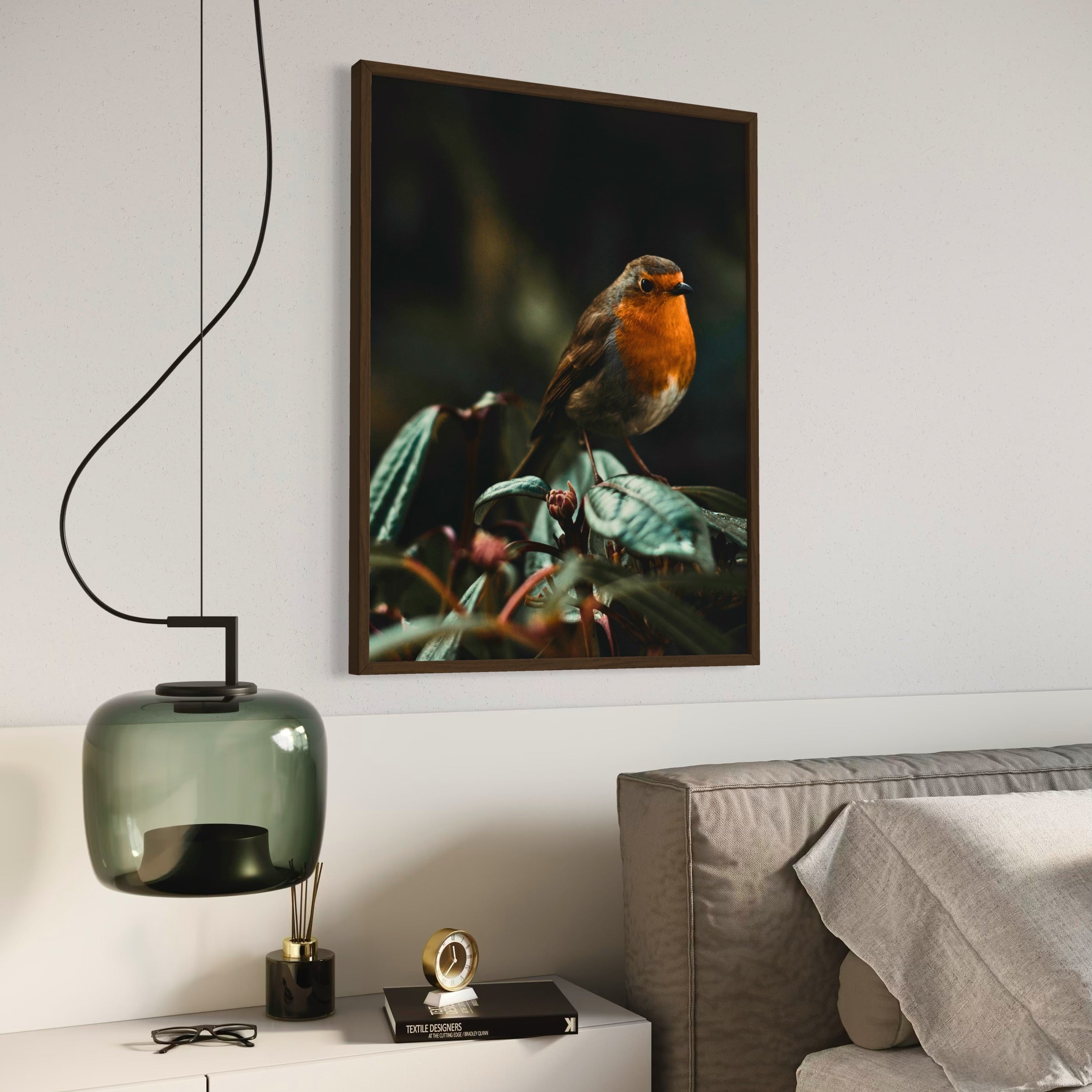 European Robin - Moderno Wall Art Wall Art