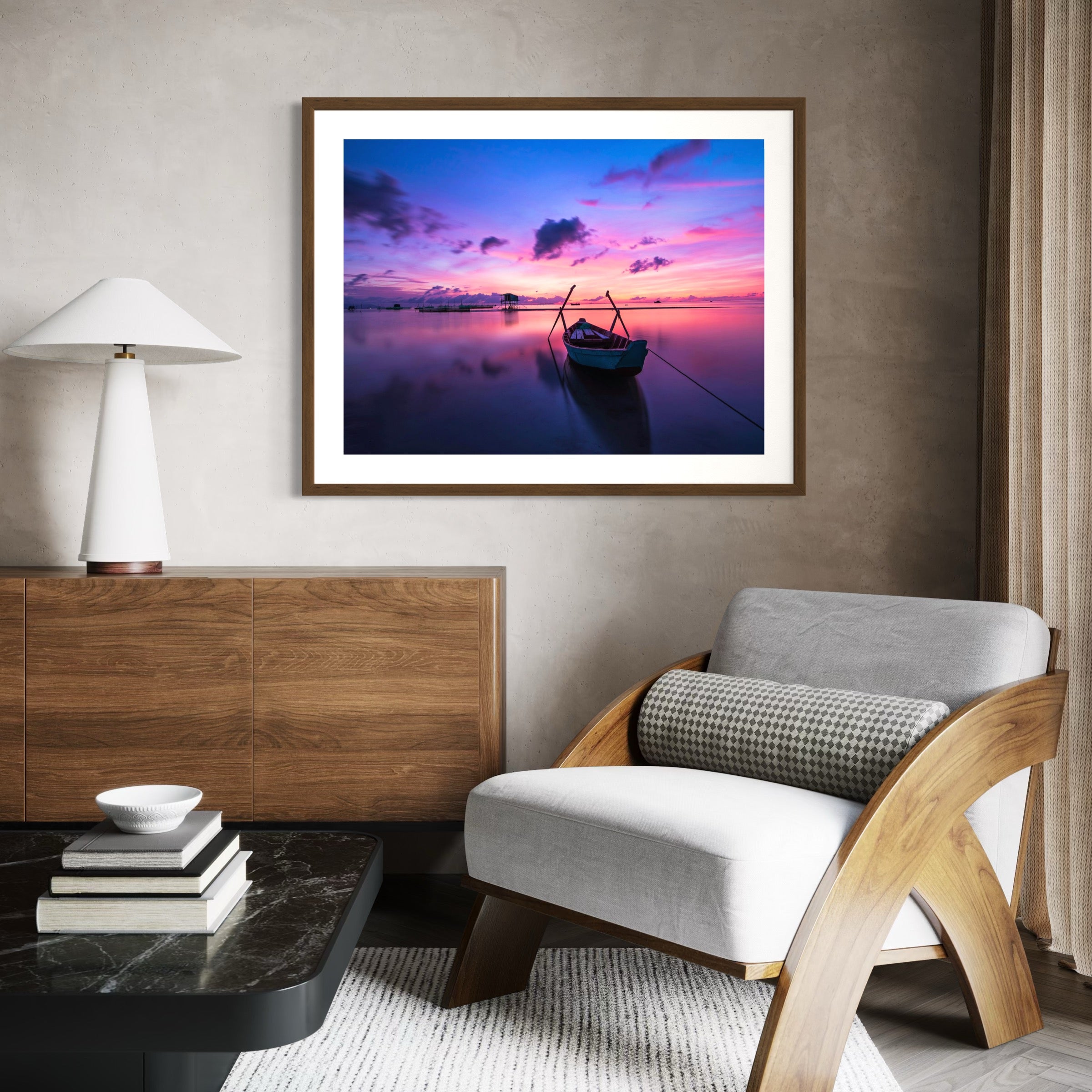 Floating in Color - Moderno Wall Art Wall Art