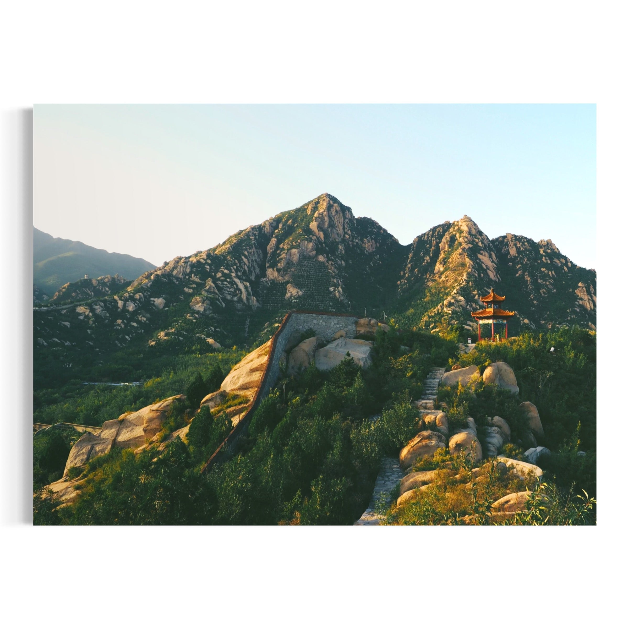 Temple Among the Peaks - Moderno Wall Art Wall Art