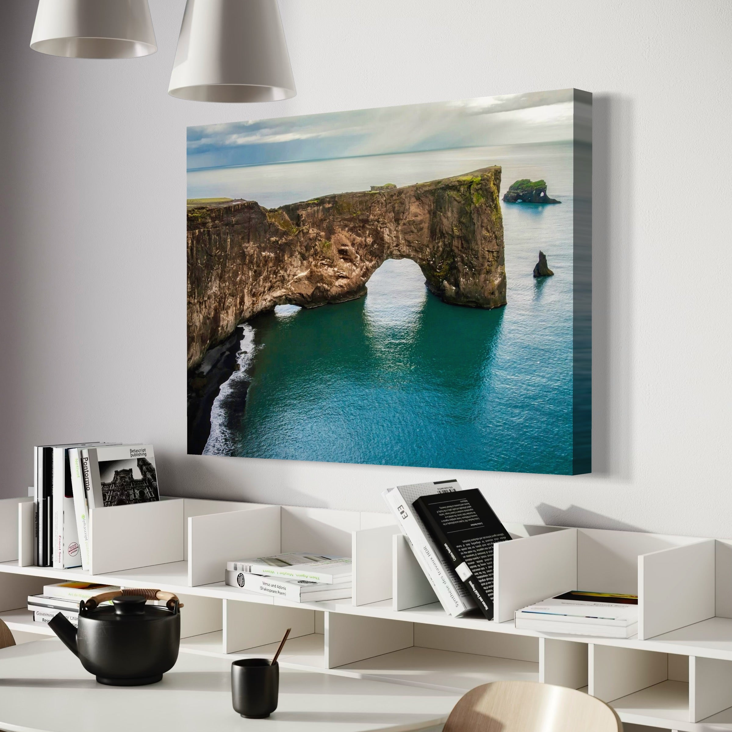 Dyrhólaey Seascape - Moderno Wall Art Wall Art