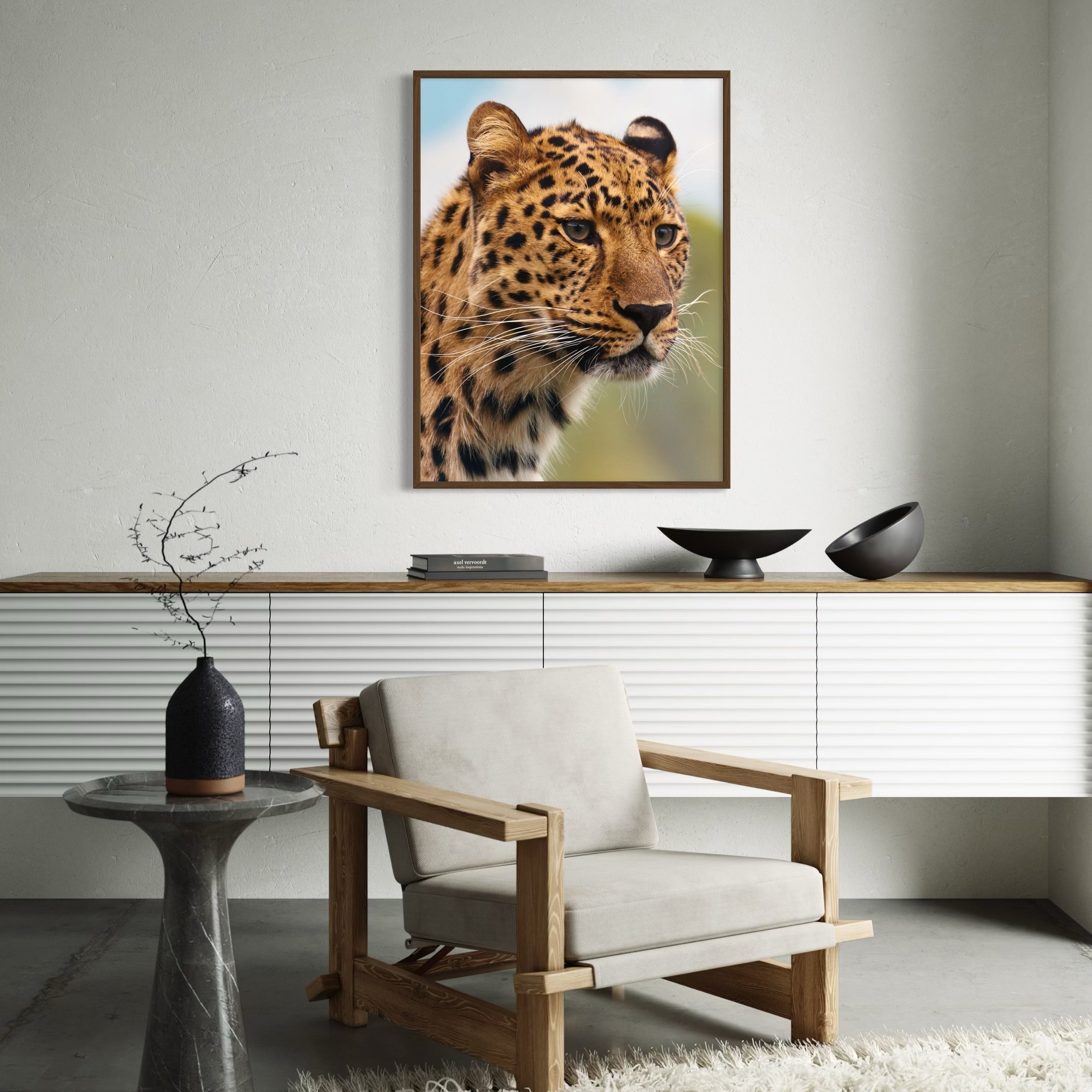 Leopard in the Wild - Moderno Wall Art Wall Art