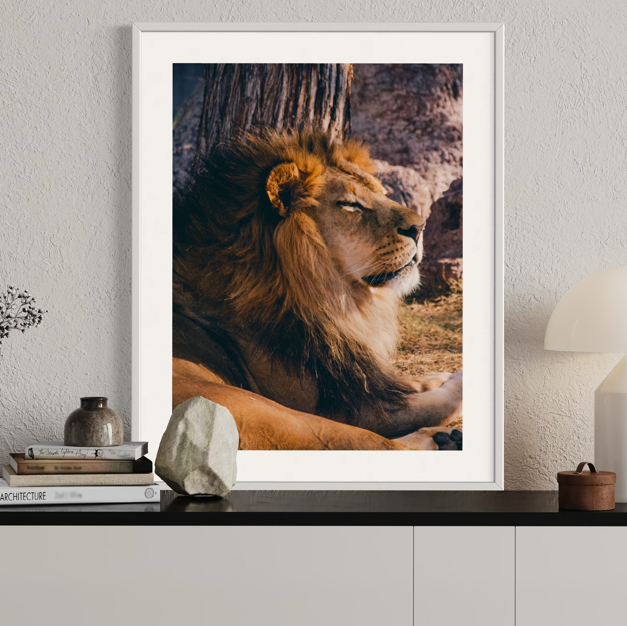 King at Rest - Moderno Wall Art Wall Art