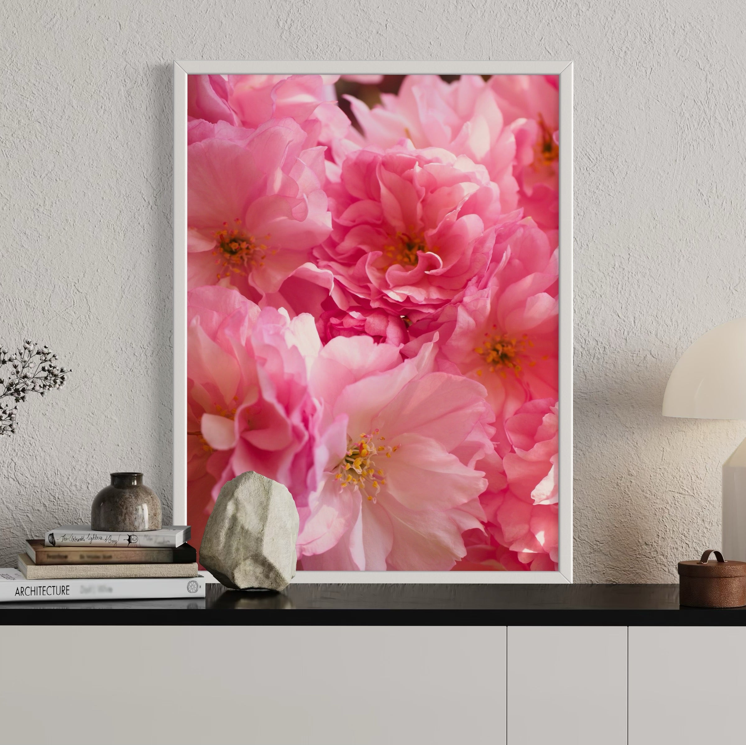 Sakura Floral Elegance - Moderno Wall Art Wall Art
