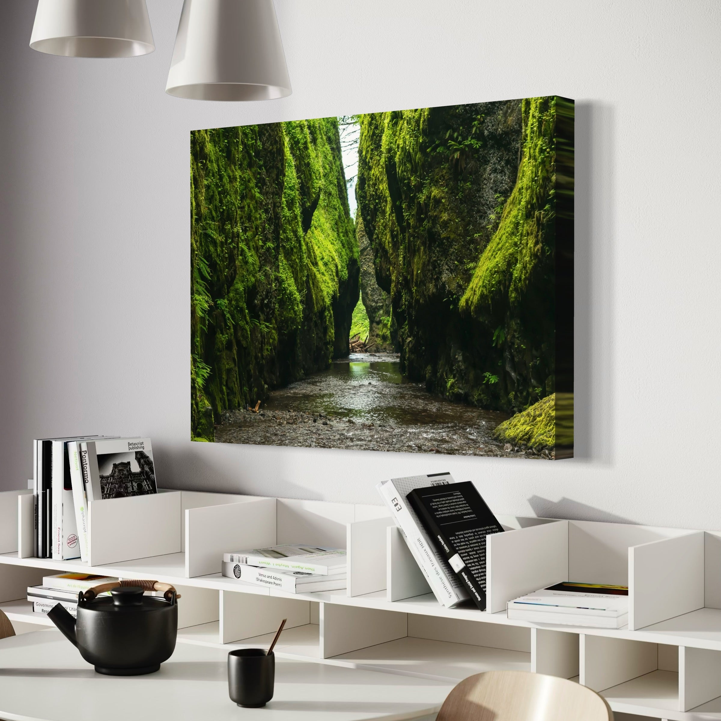 Emerald Gorge - Moderno Wall Art Wall Art
