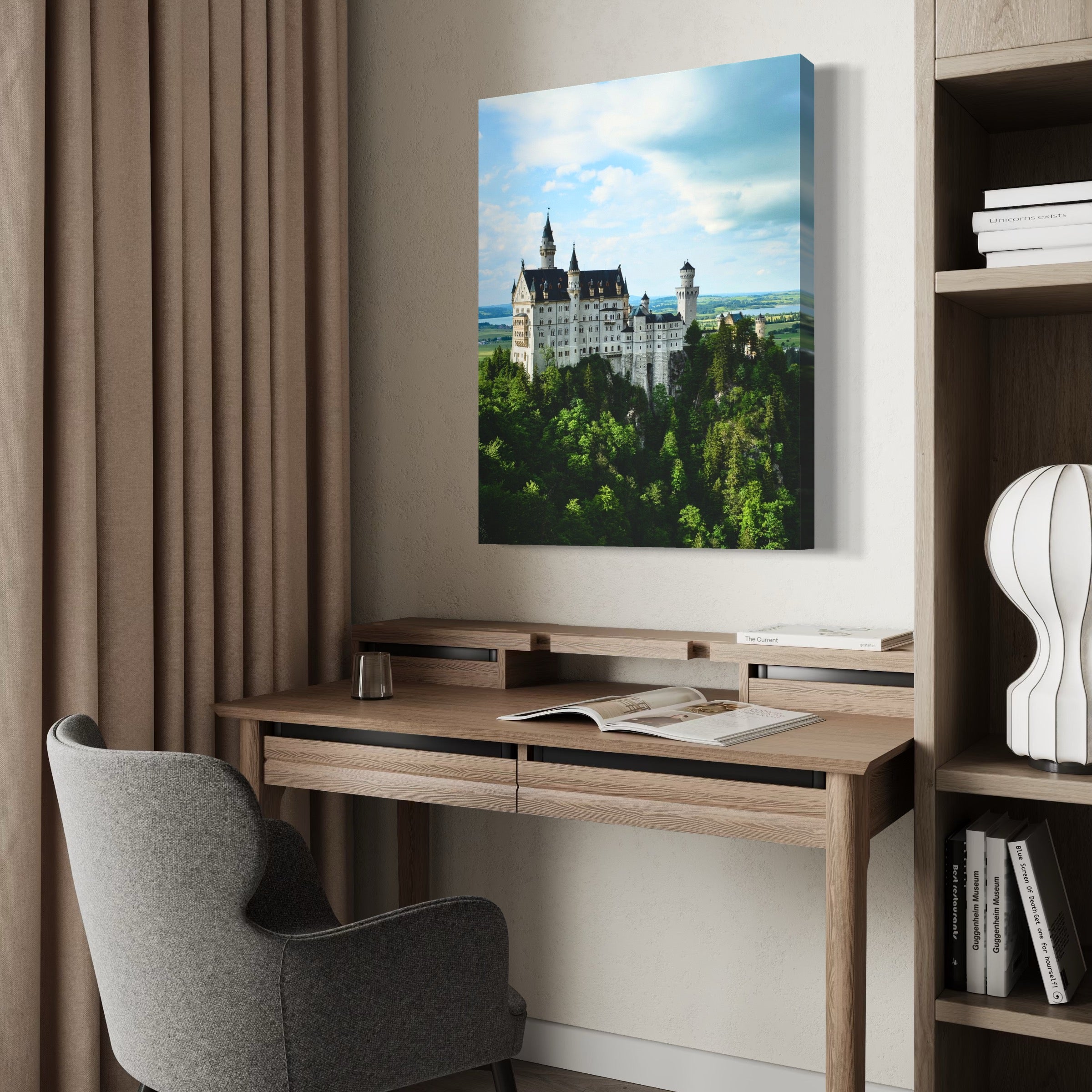 Neuschwanstein Castle - Moderno Wall Art Wall Art