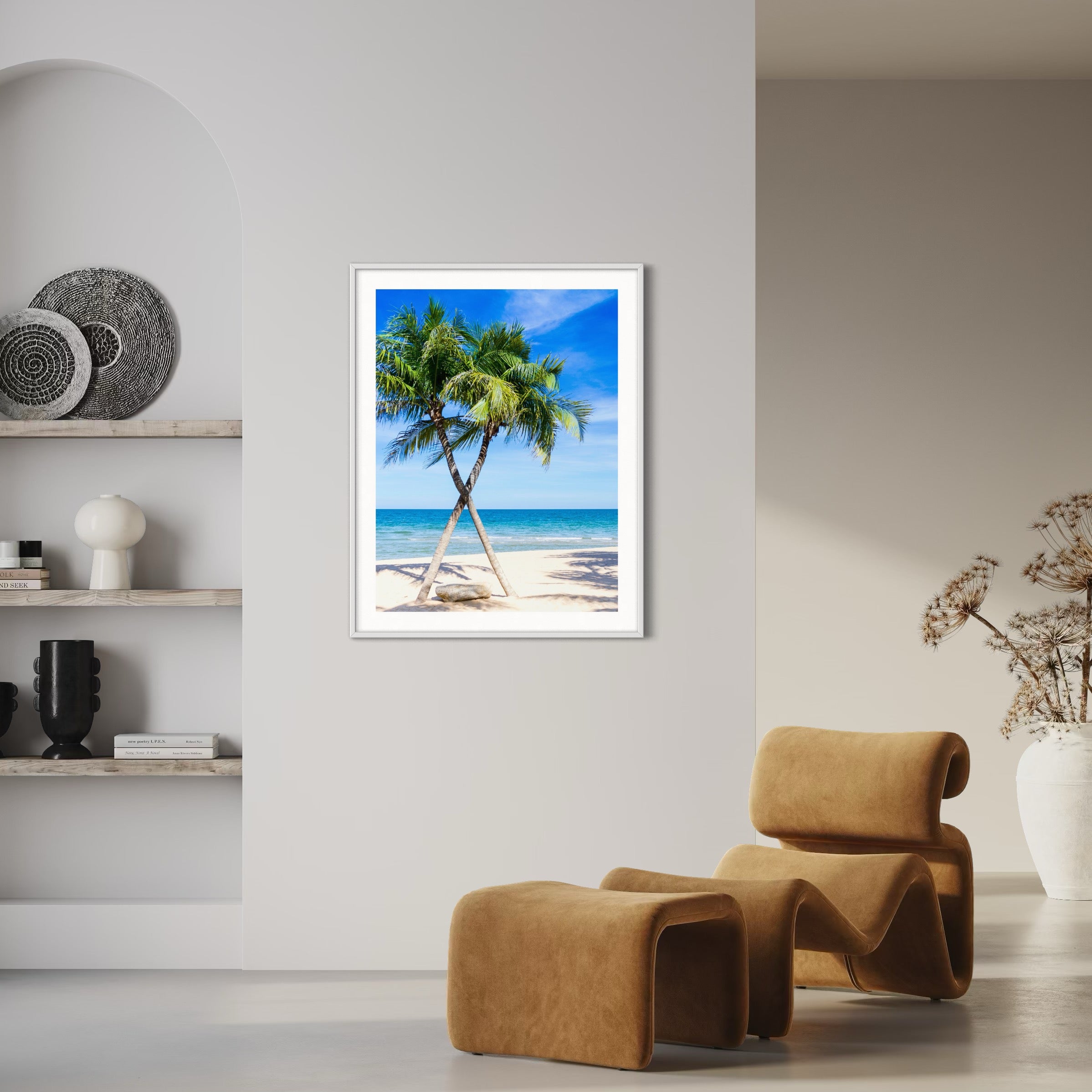 Palm Embrace - Moderno Wall Art Wall Art