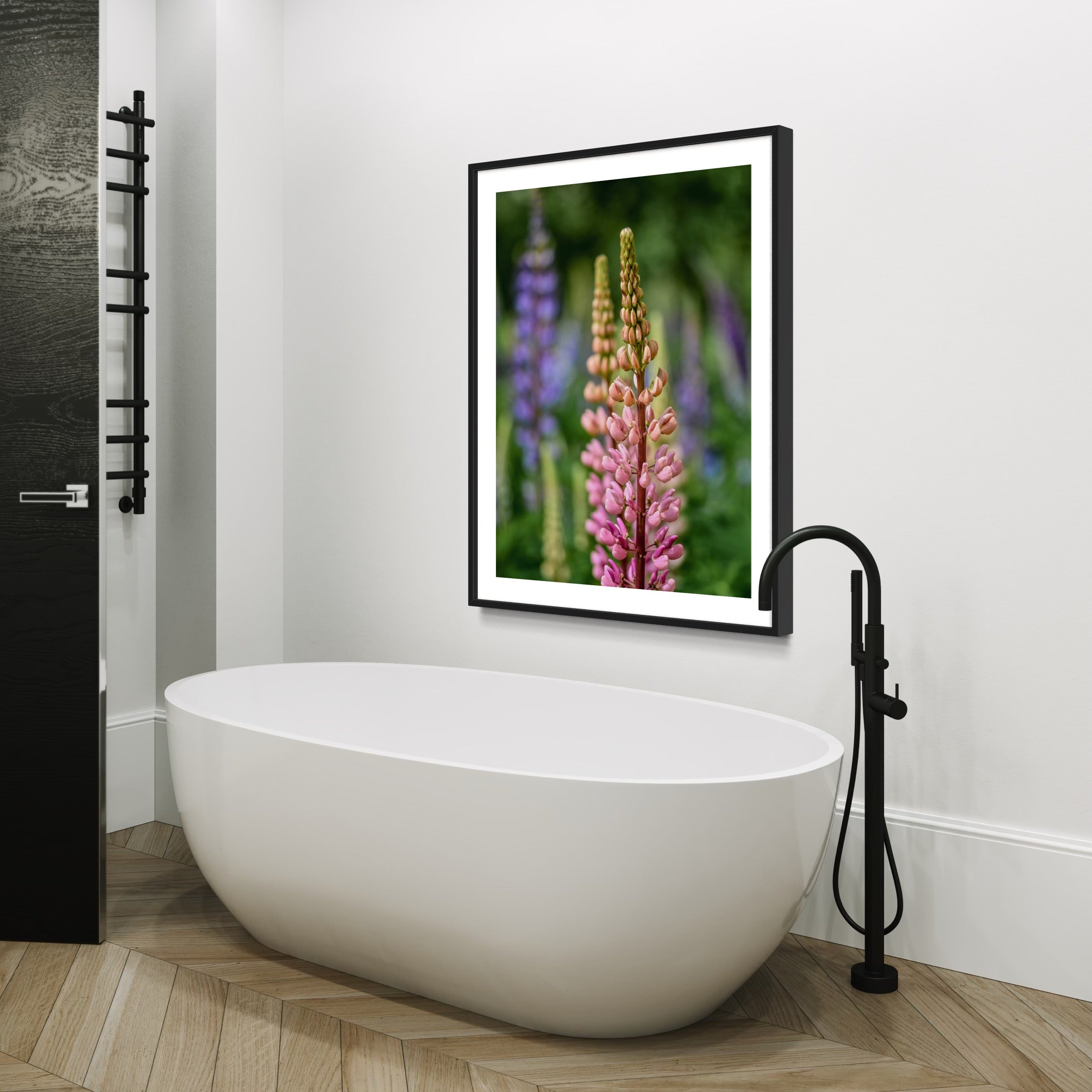 Lupine Meadow - Moderno Wall Art Wall Art