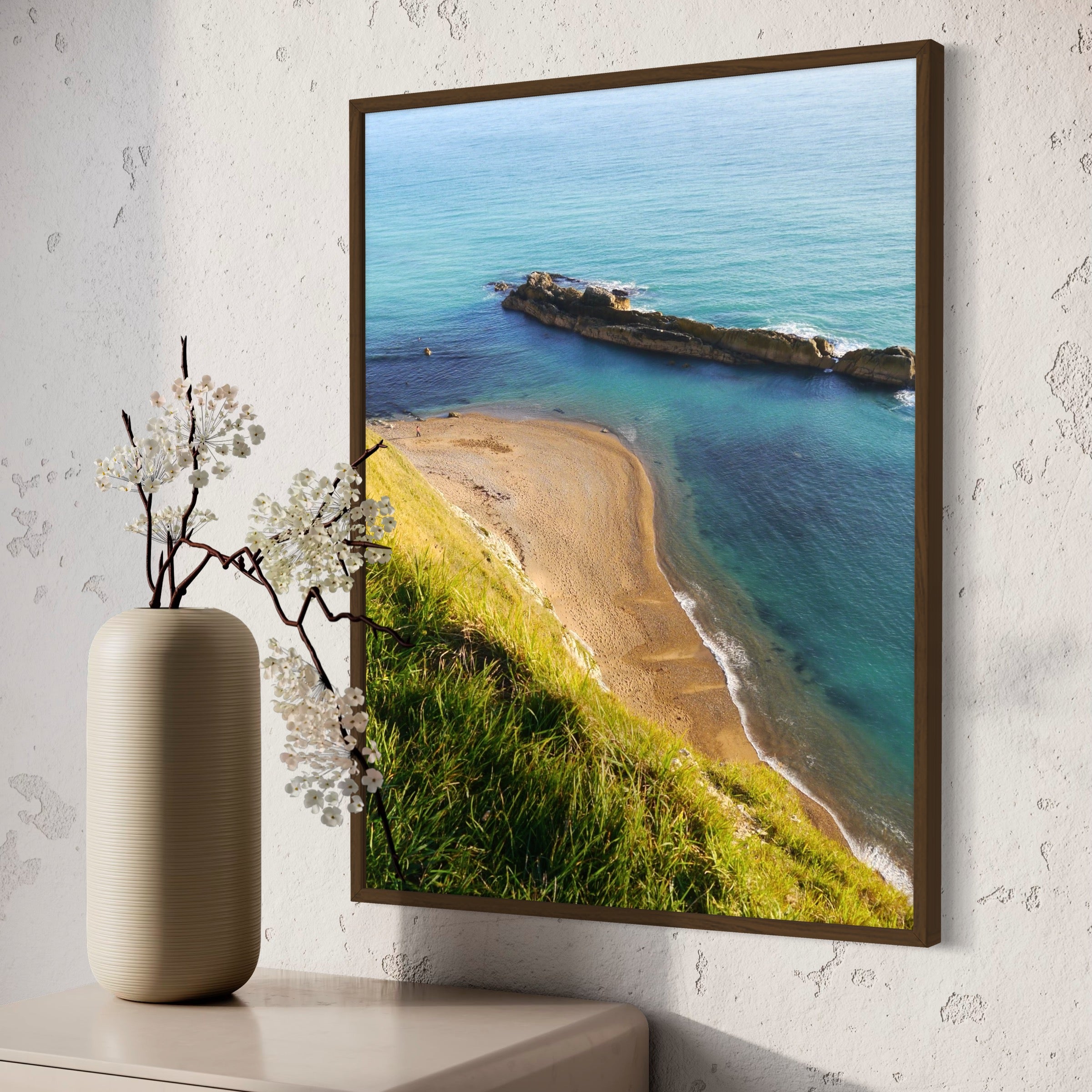 Bournemouth’s Serene Coast - Moderno Wall Art Wall Art