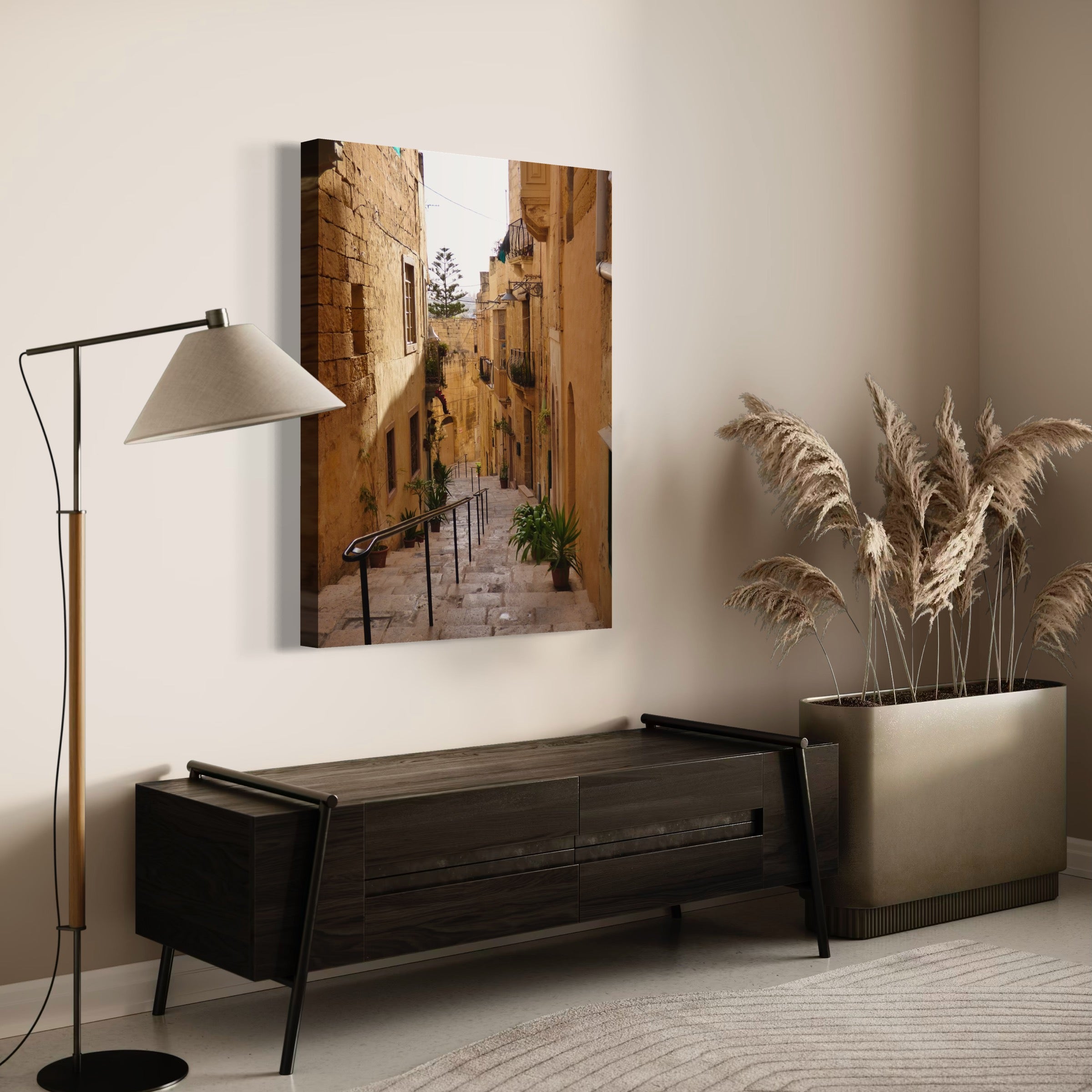 Timeless Streets of Malta - Moderno Wall Art Wall Art