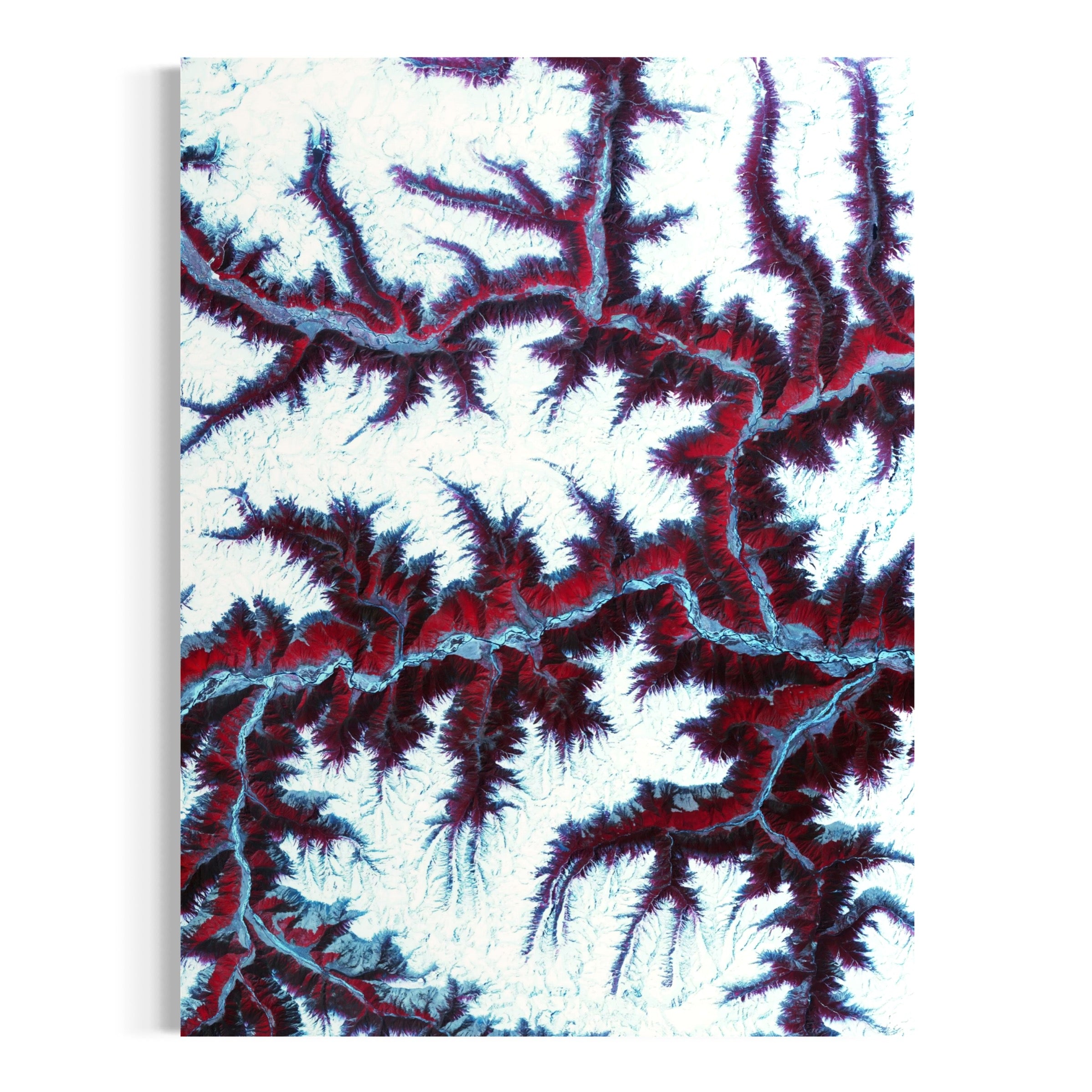 Himalayan Heights in Infrared - Moderno Wall Art Wall Art