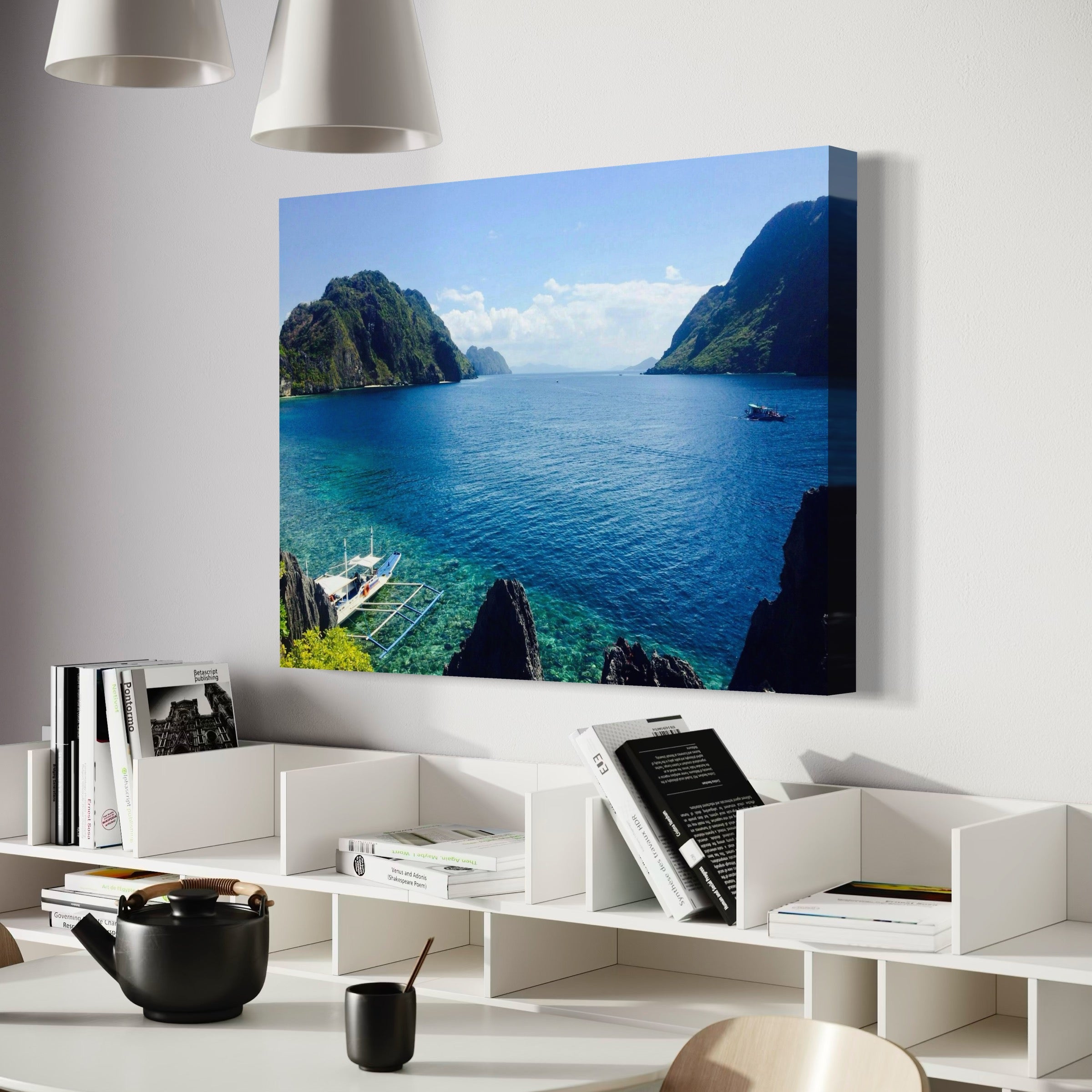 Drift Through Paradise - Moderno Wall Art Wall Art