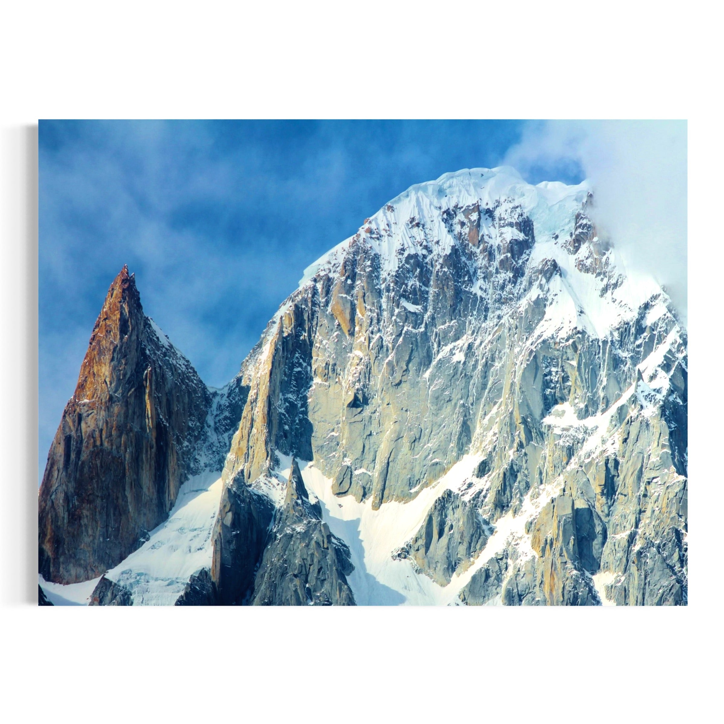 Peaks in the Mist - Moderno Wall Art Wall Art
