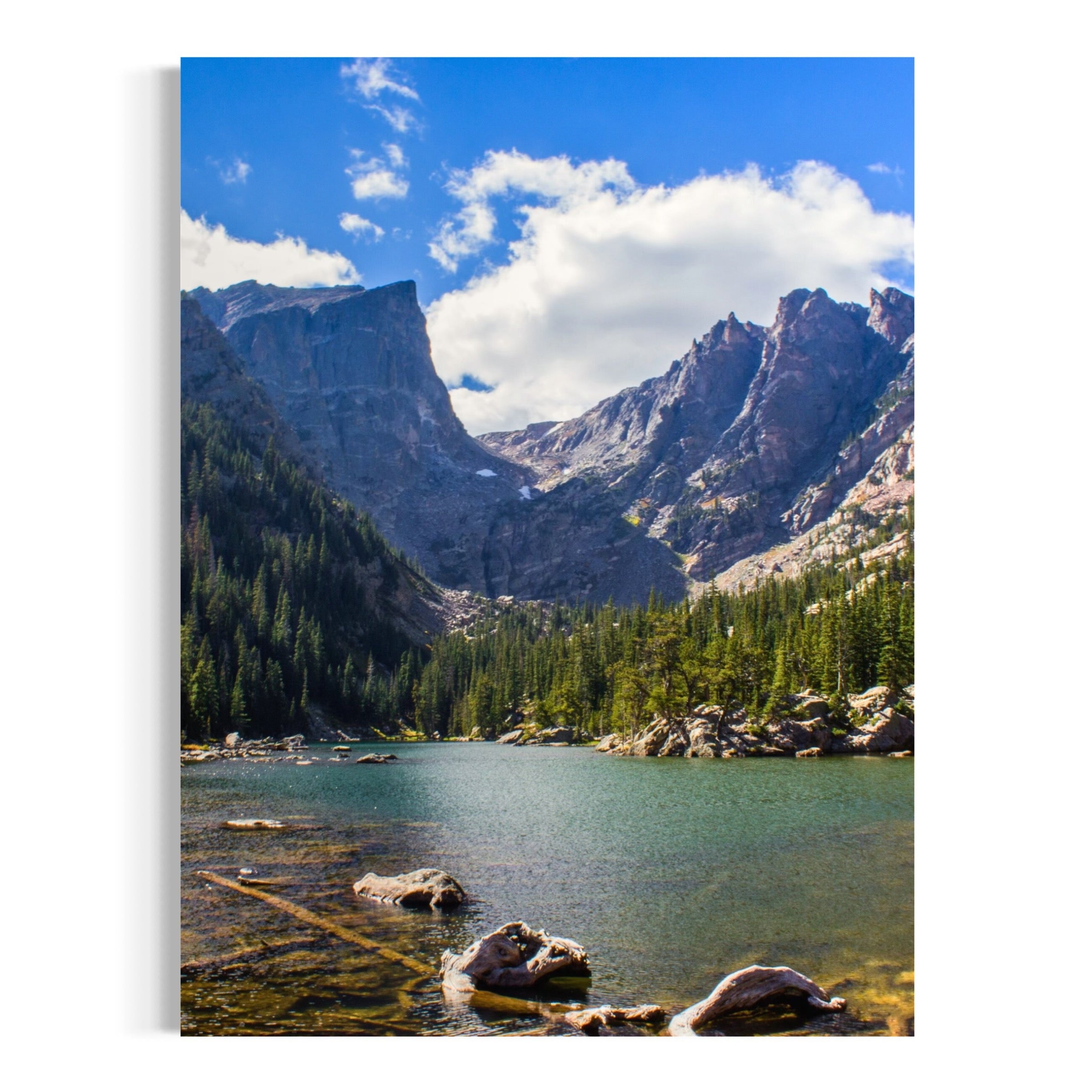 Lakeside Mountains - Moderno Wall Art Wall Art