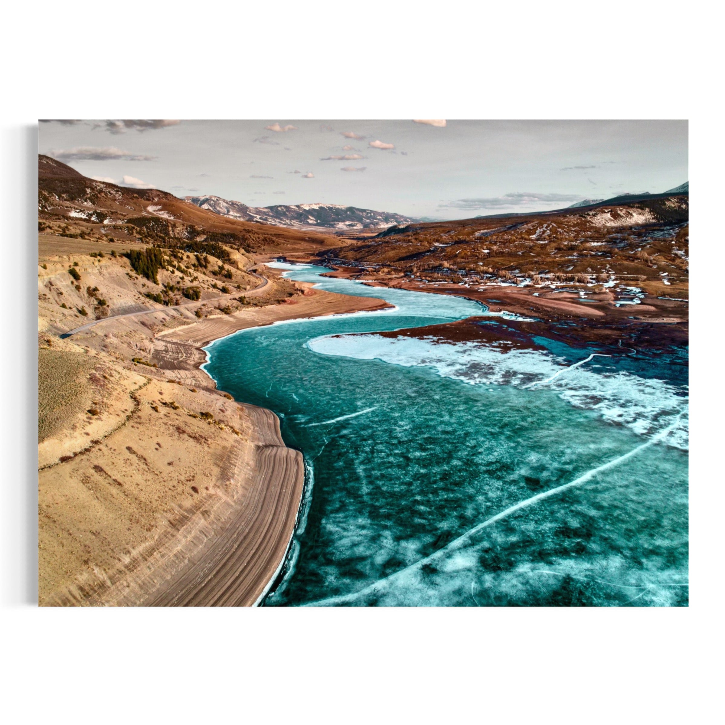 Blue Divide - Moderno Wall Art Wall Art