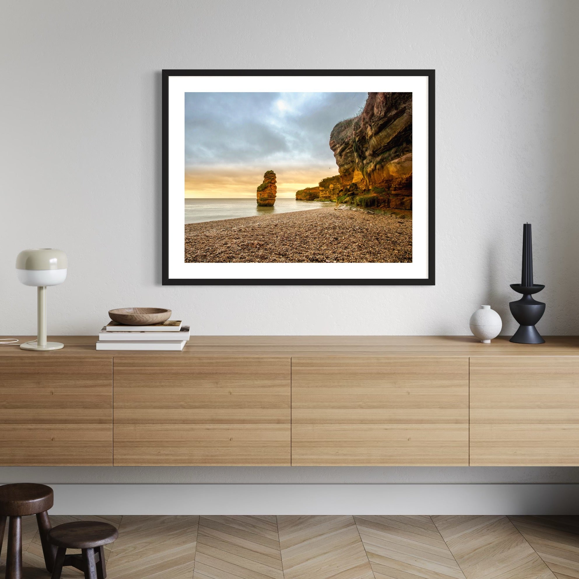Edge of the English Coast - Moderno Wall Art Wall Art