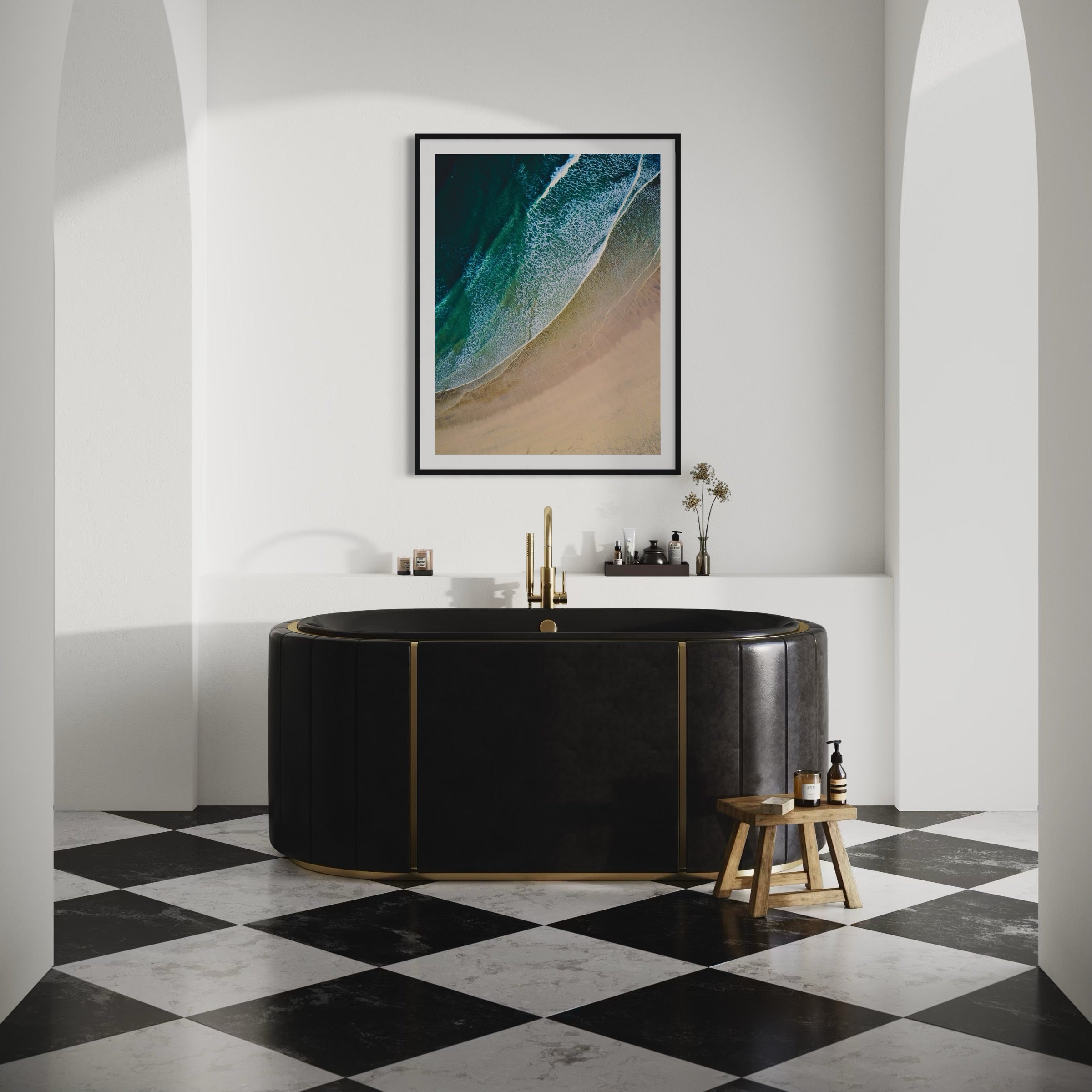 Ocean’s Whisper - Moderno Wall Art Wall Art