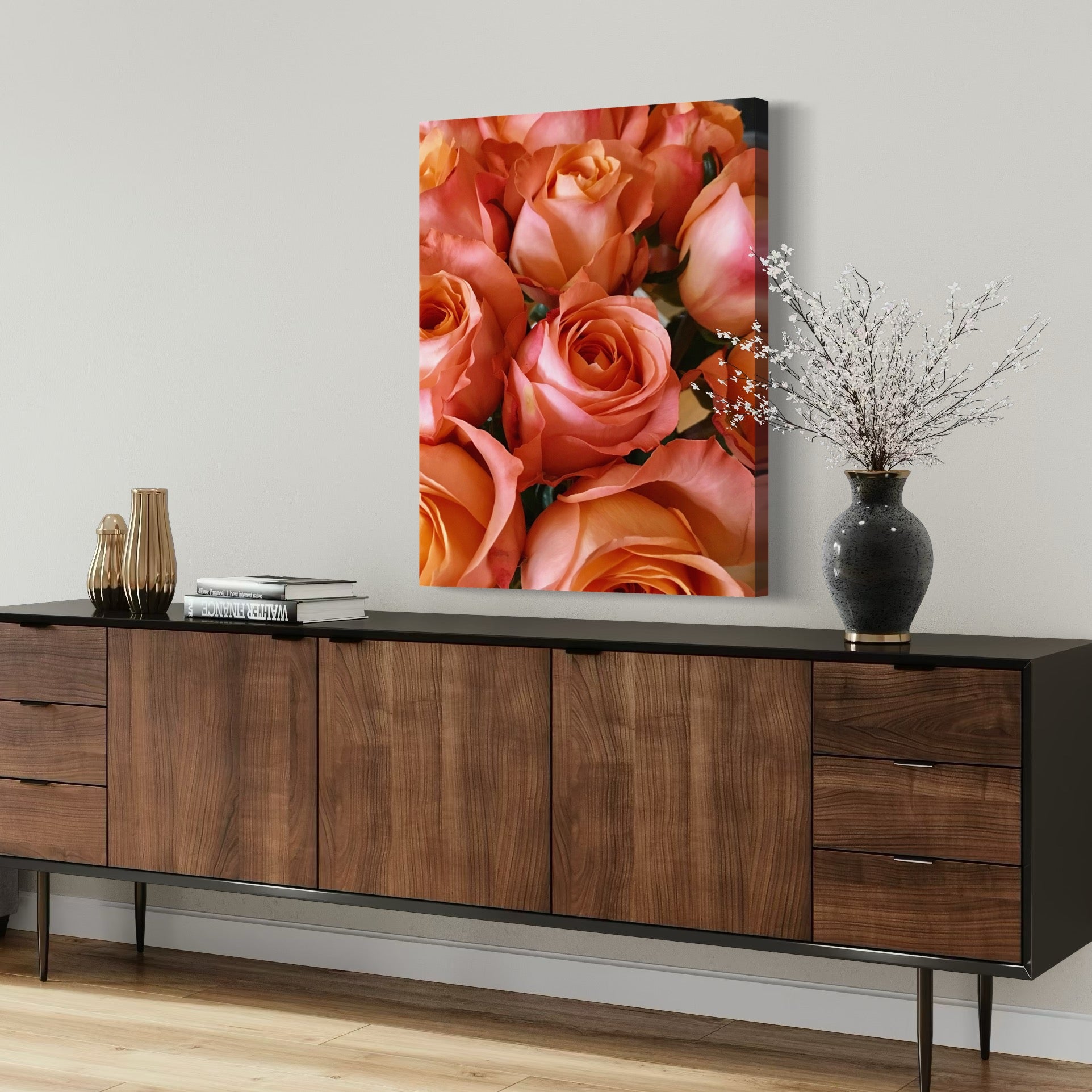 Coral Elegance - Moderno Wall Art Wall Art