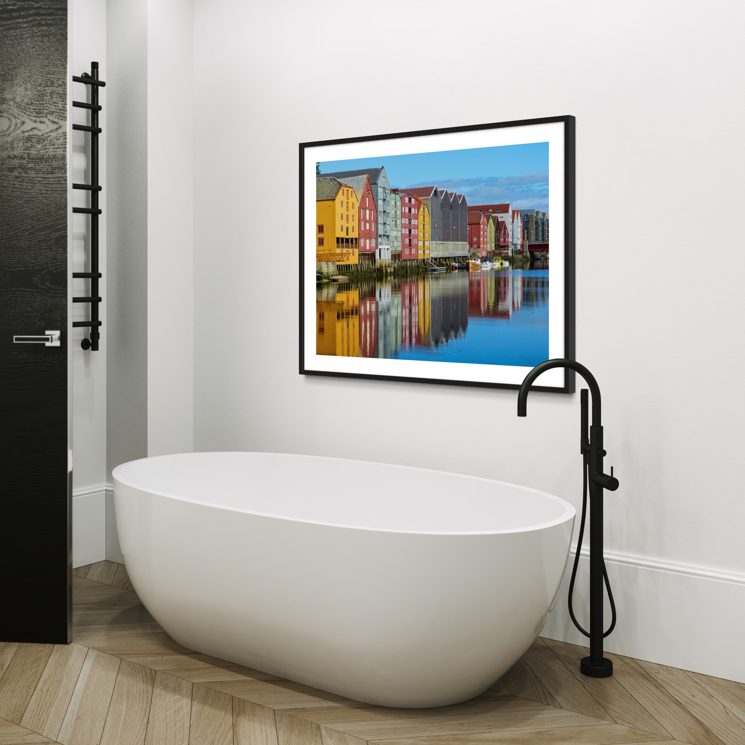 Nidelva Reflections - Moderno Wall Art Wall Art