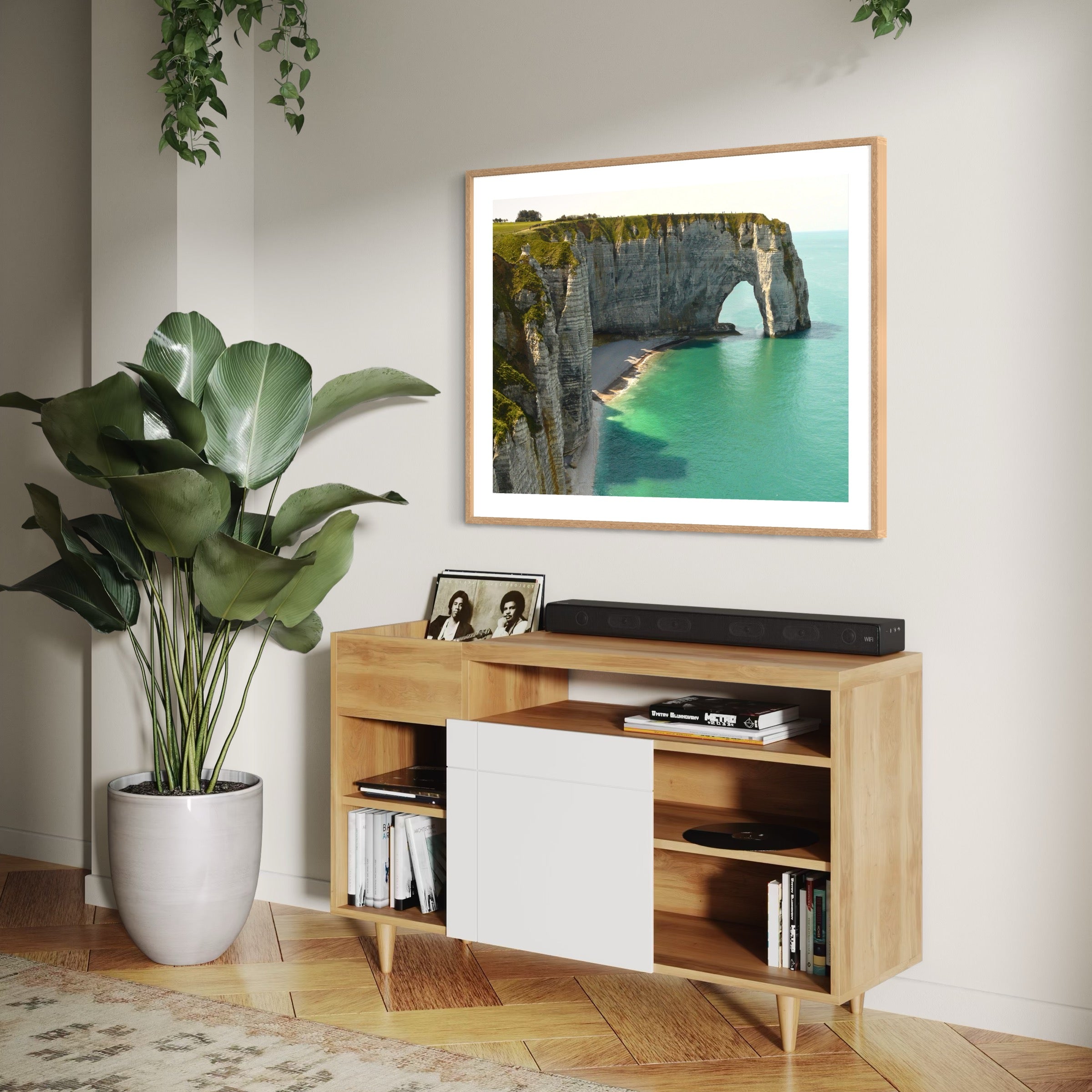 French Coastal Beauty - Moderno Wall Art Wall Art