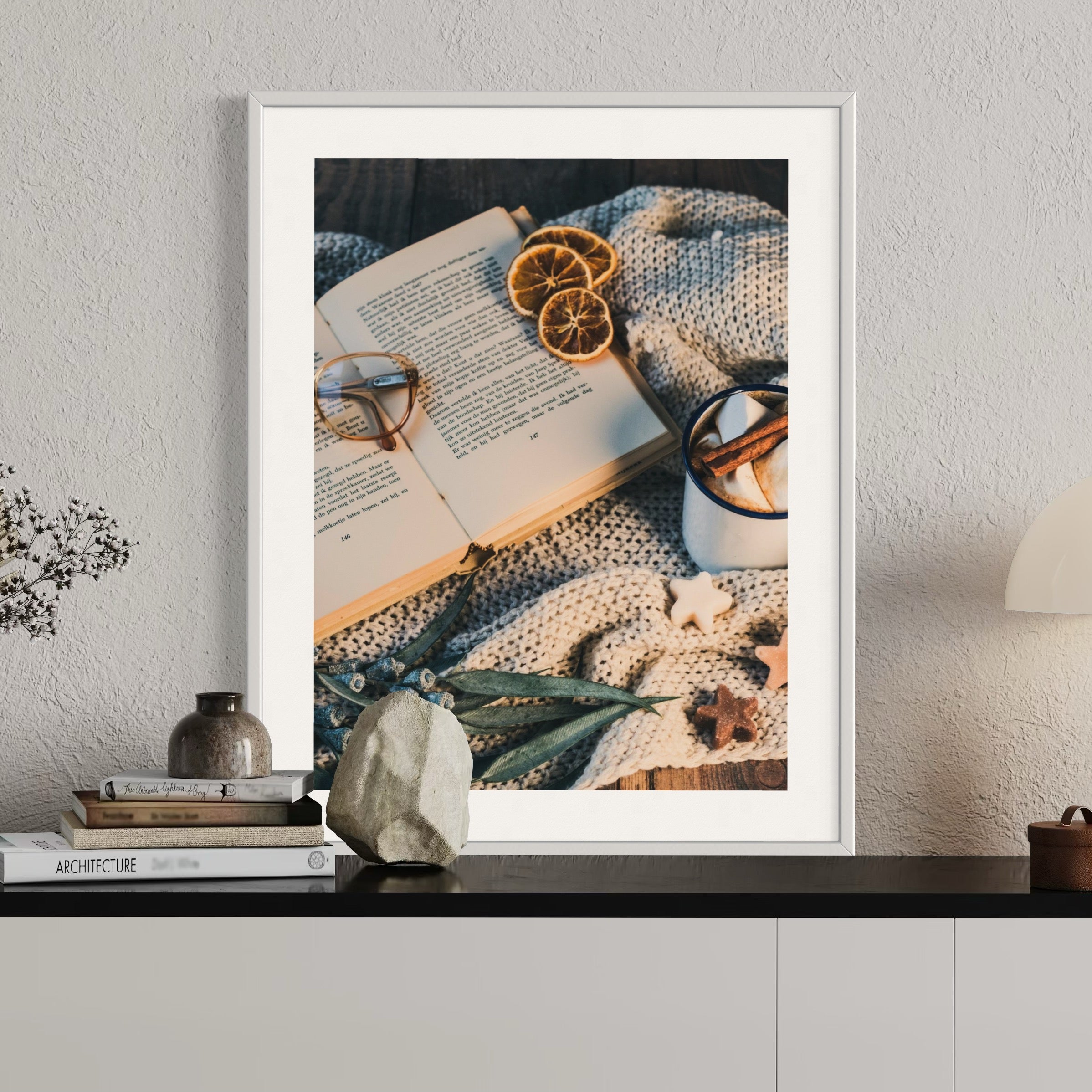 Indoor Autumn Morning - Moderno Wall Art Wall Art