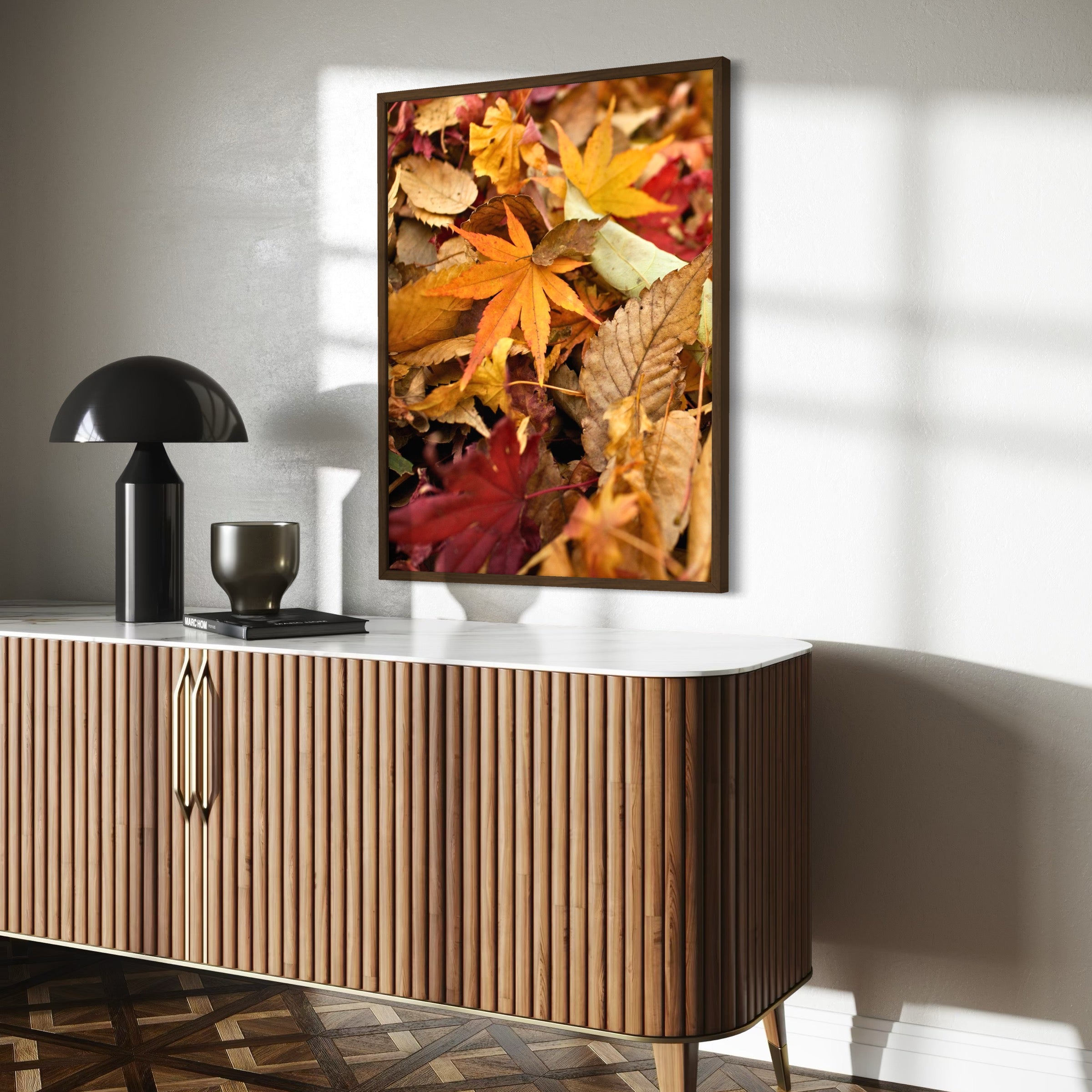 Crisp Fall Leaves - Moderno Wall Art Wall Art