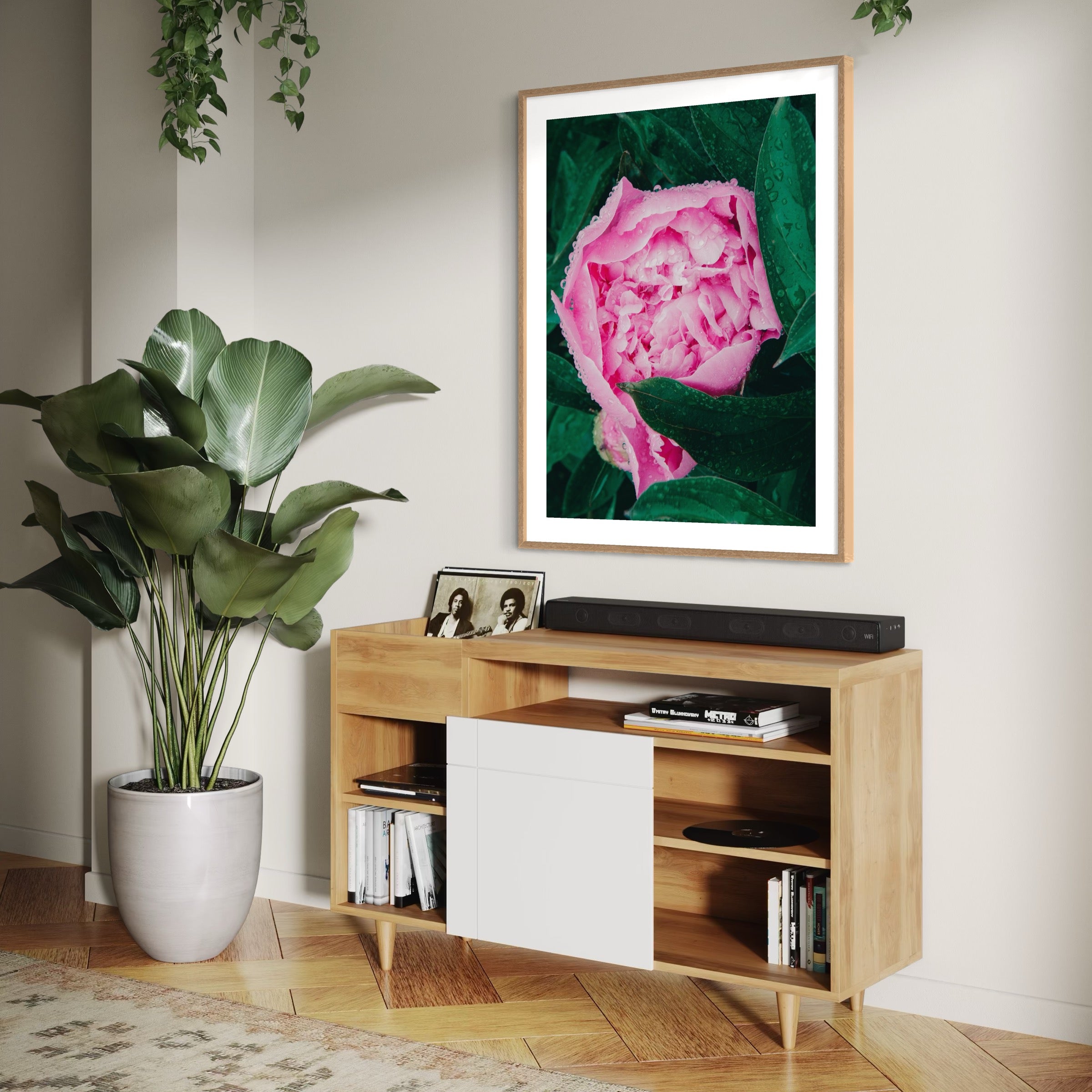 Blush After Rain - Moderno Wall Art
