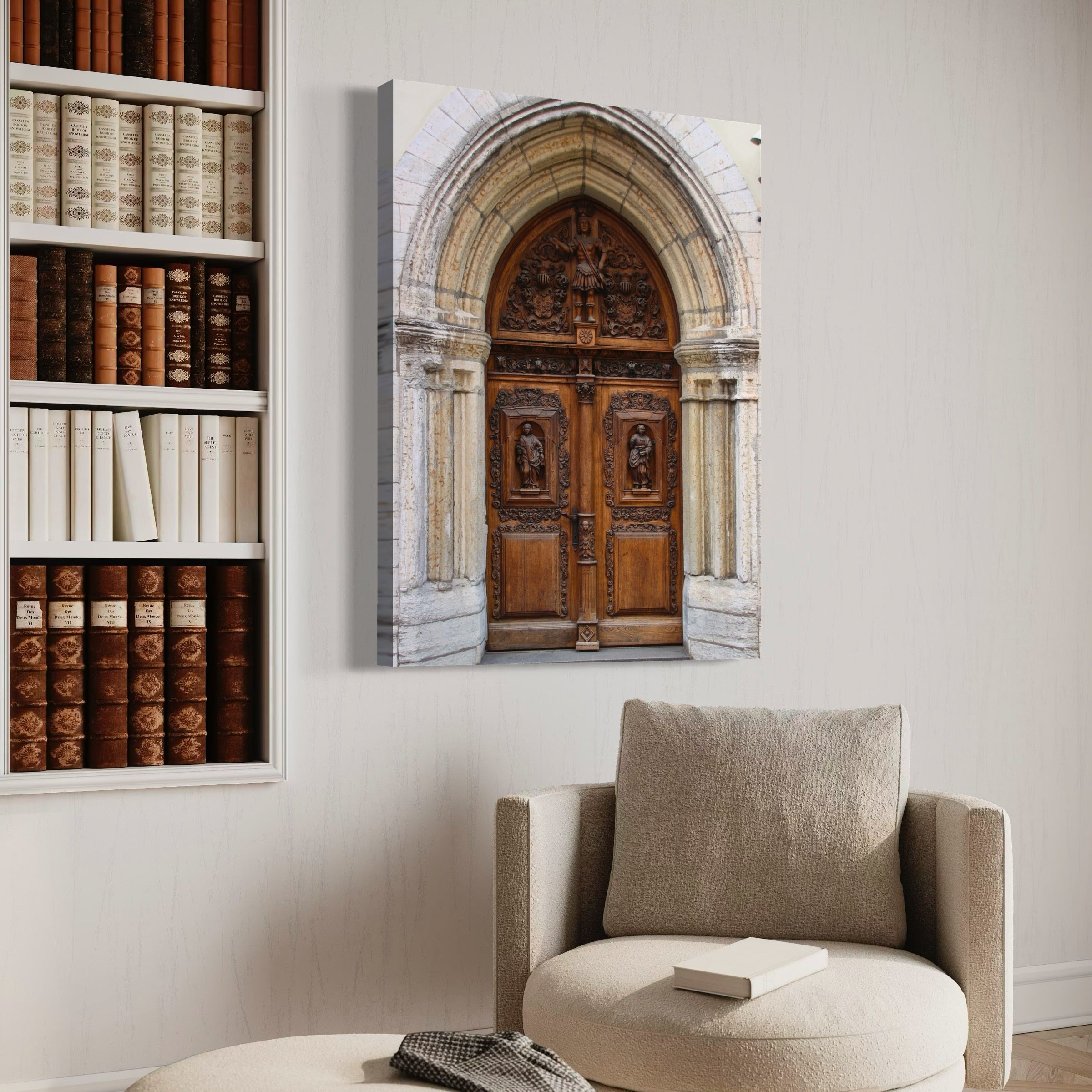 Medieval Wooden Door - Moderno Wall Art Wall Art