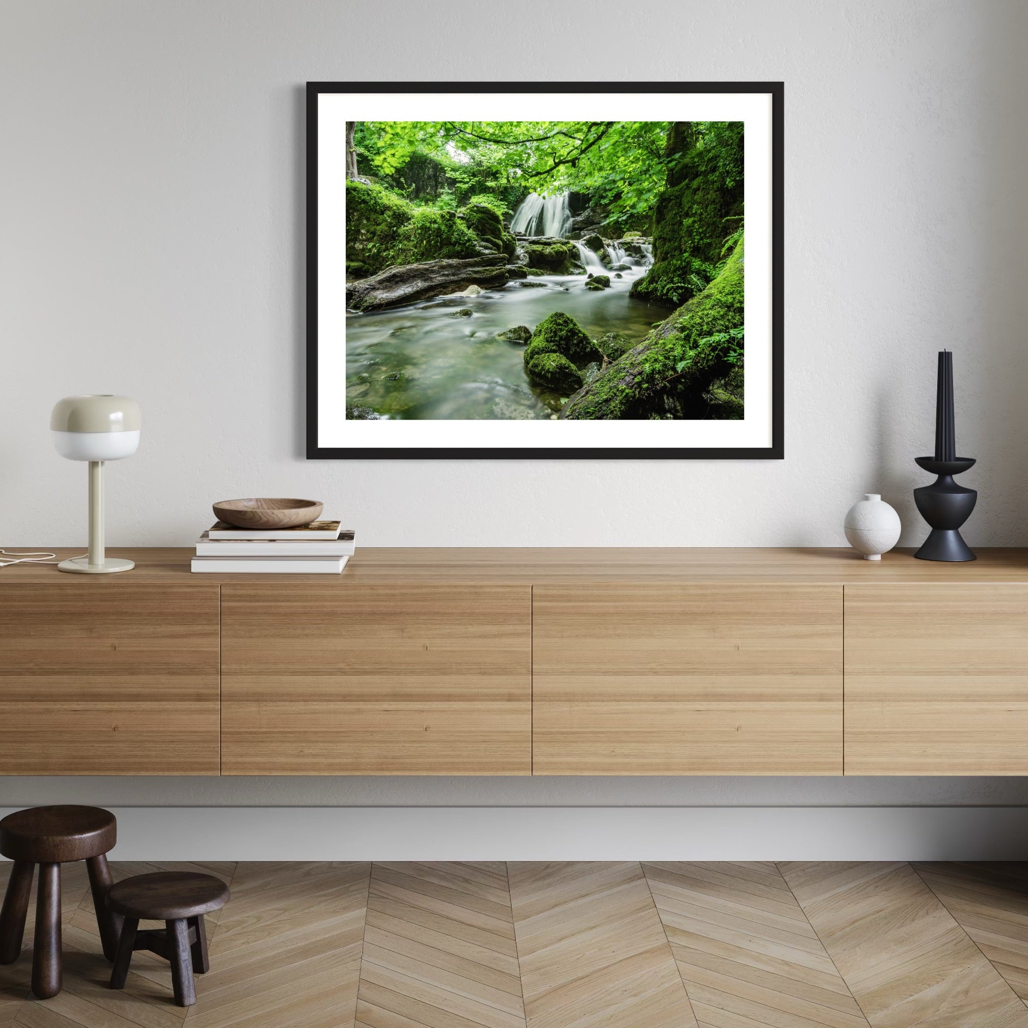 Tranquil Falls - Moderno Wall Art Wall Art